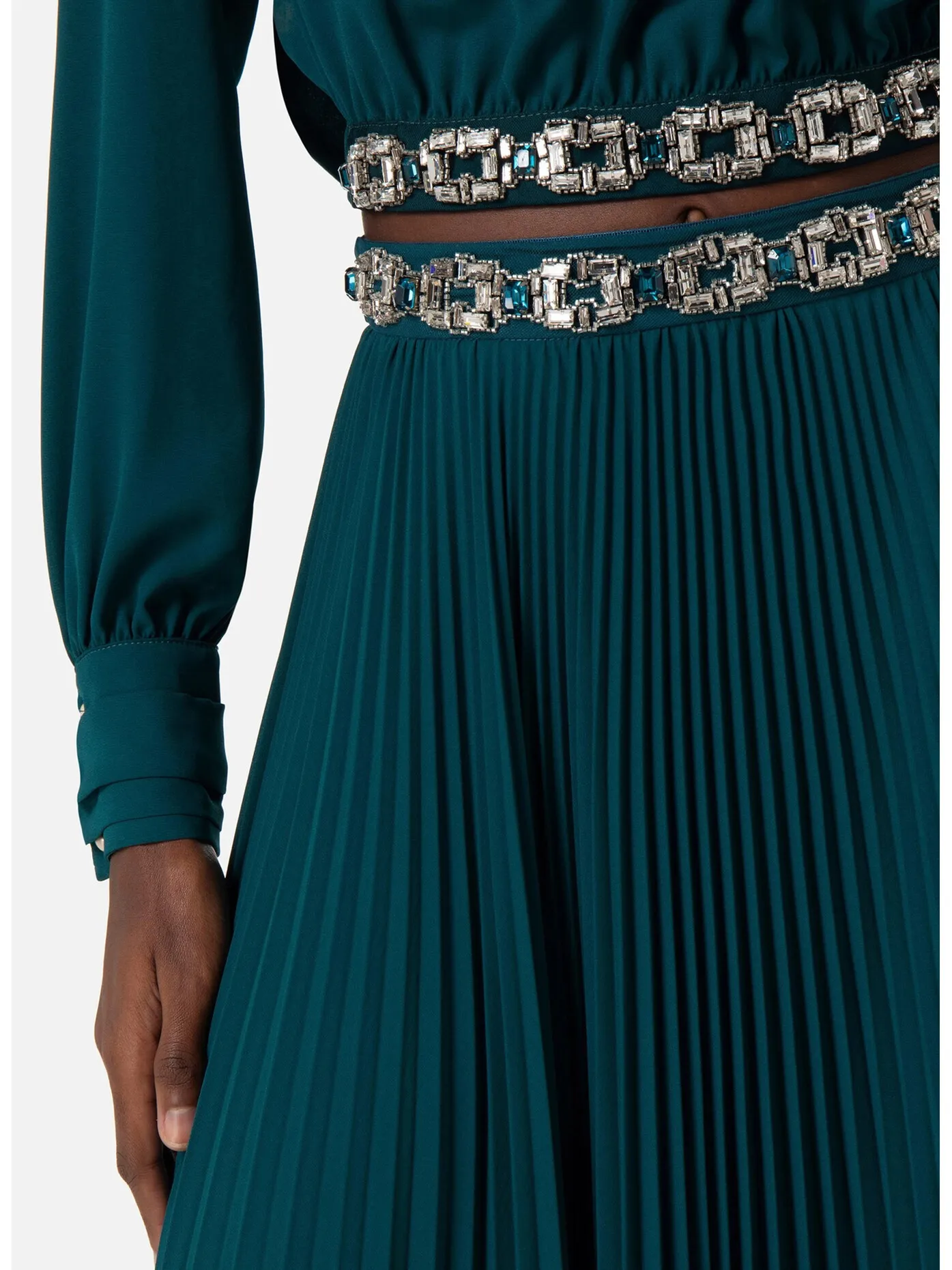     -ELISABETTA FRANCHI    -GONNA PLISSETTATA-