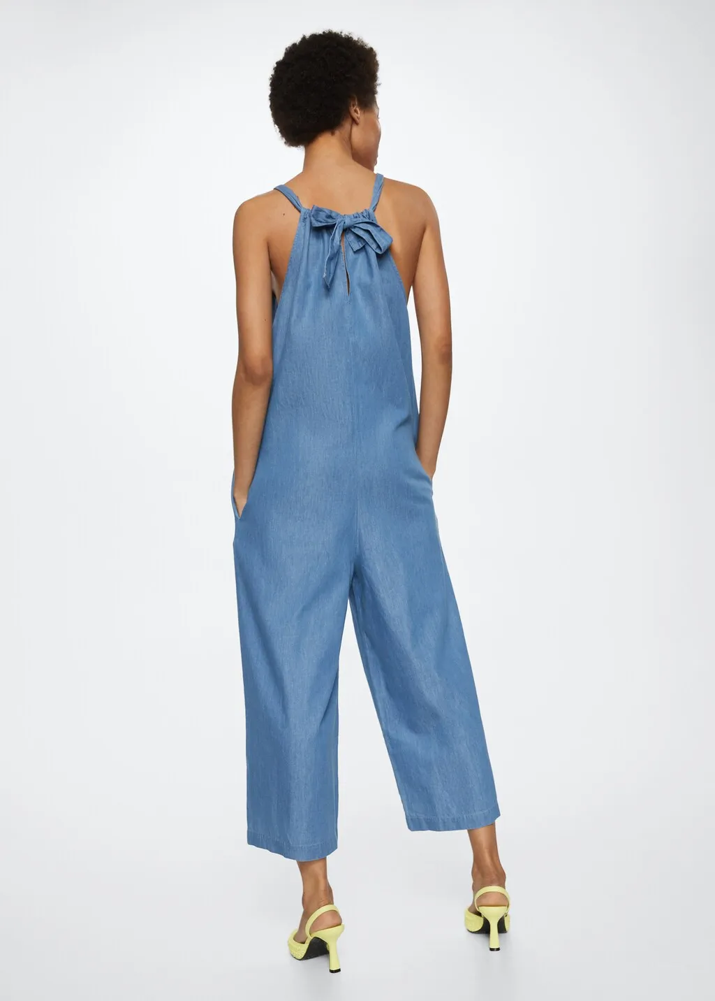 Abito a tuta denim cotone