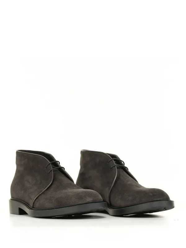 Ankle boot in suede