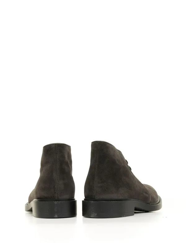 Ankle boot in suede