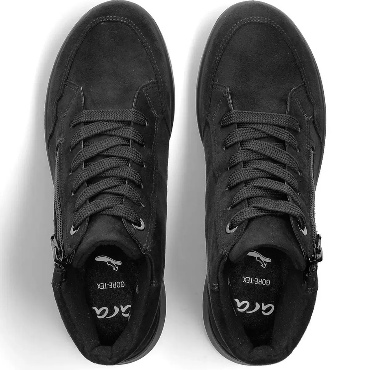 ARA SNEAKER ALTA 40416 01 GORETEX NERO  