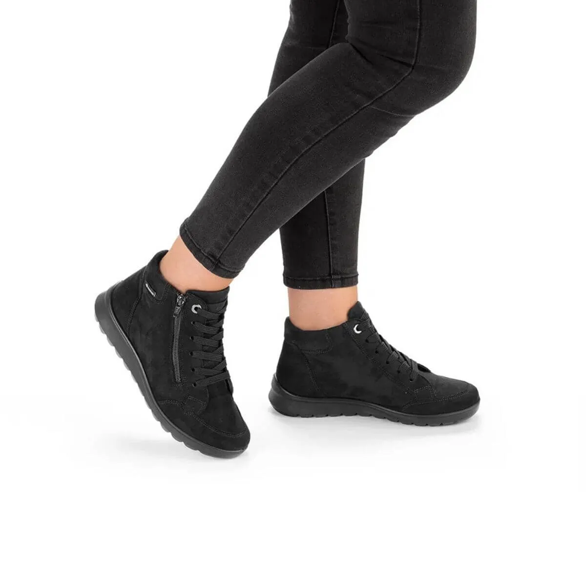 ARA SNEAKER ALTA 40416 01 GORETEX NERO  