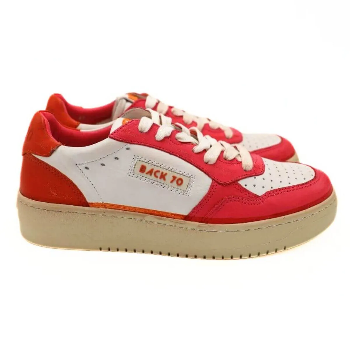 BACK 70 SNEAKER XSLAM V5 BIANCO FUXIA  