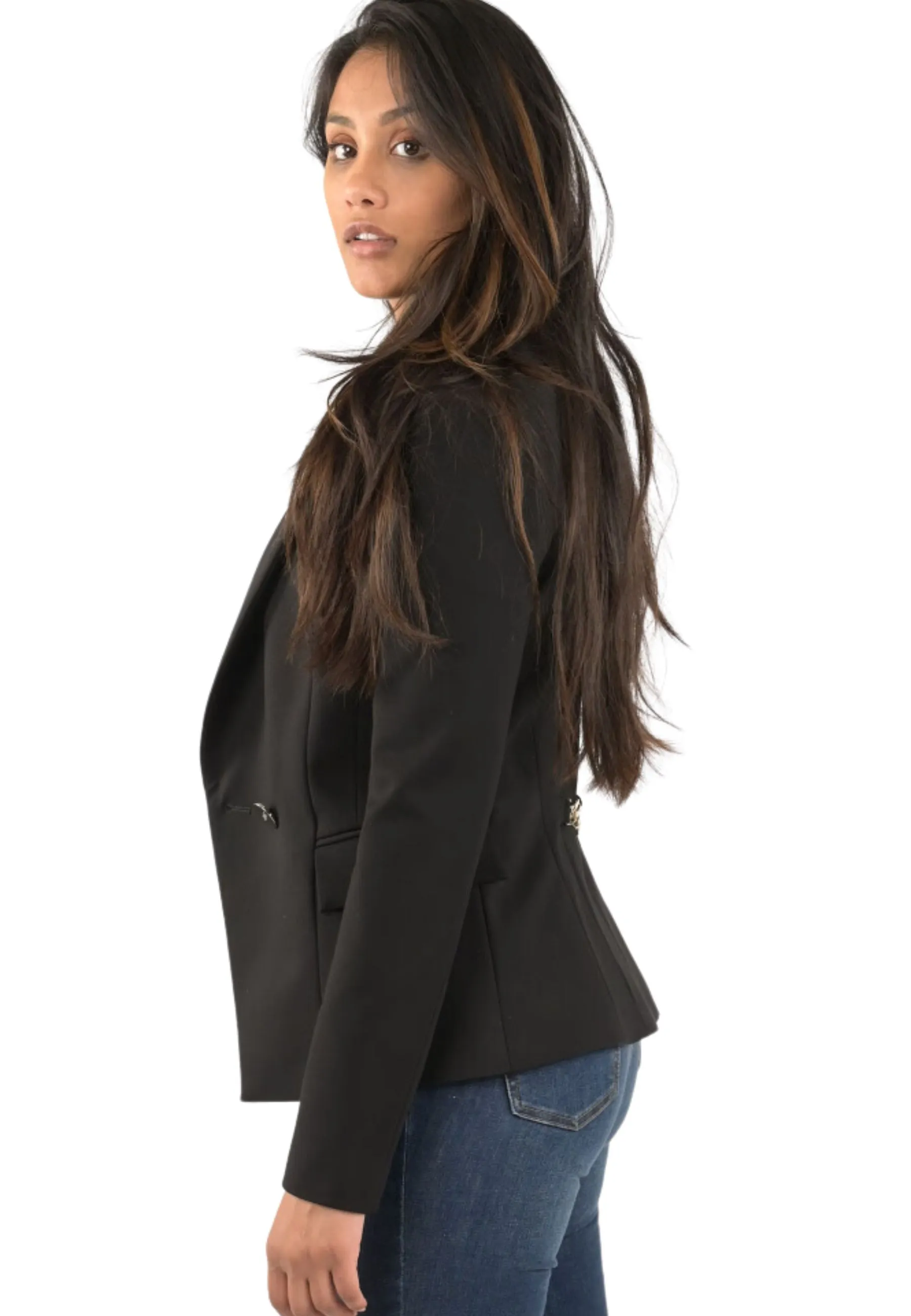 Blazer nero doppio petto
