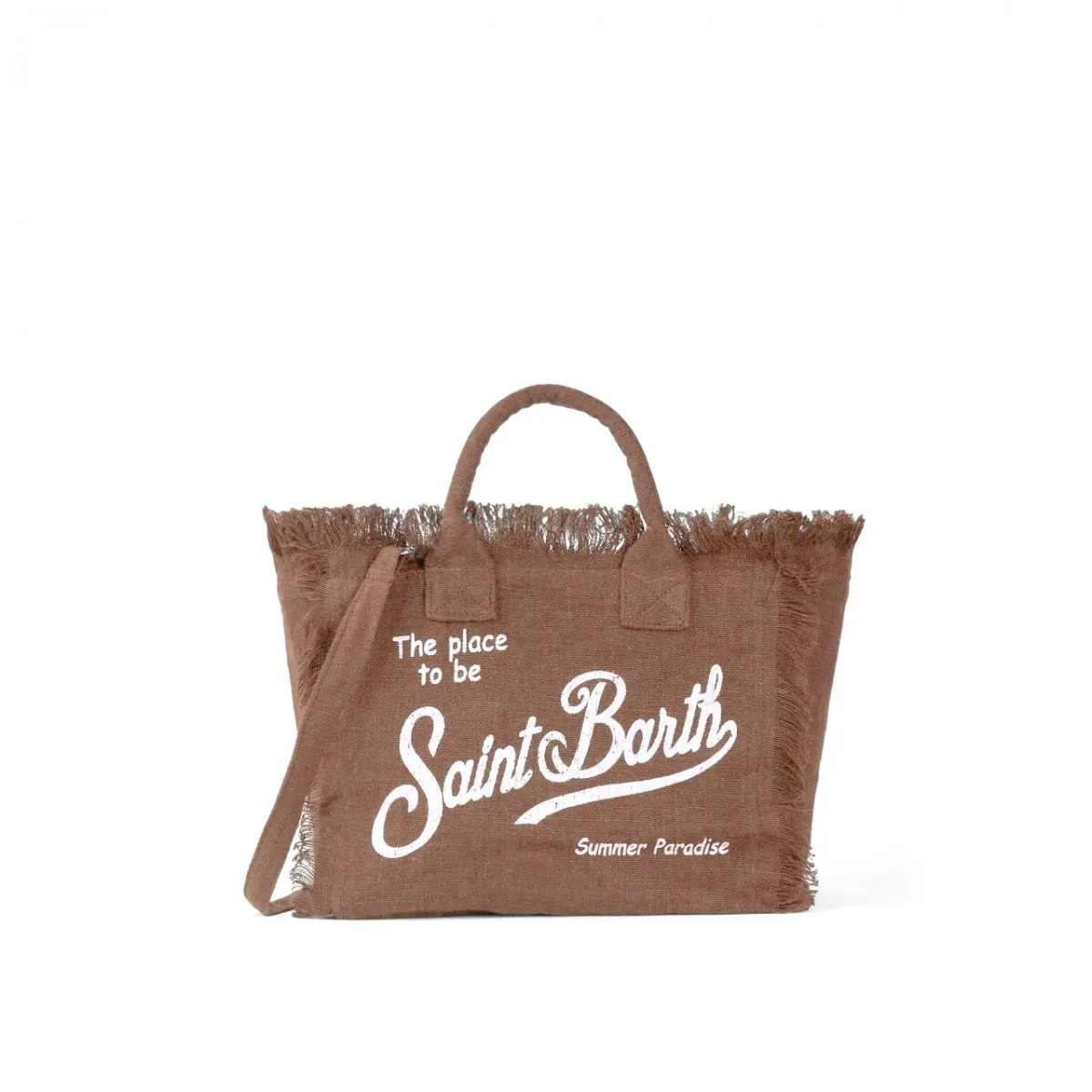 Borsa Colette In Lino Marrone