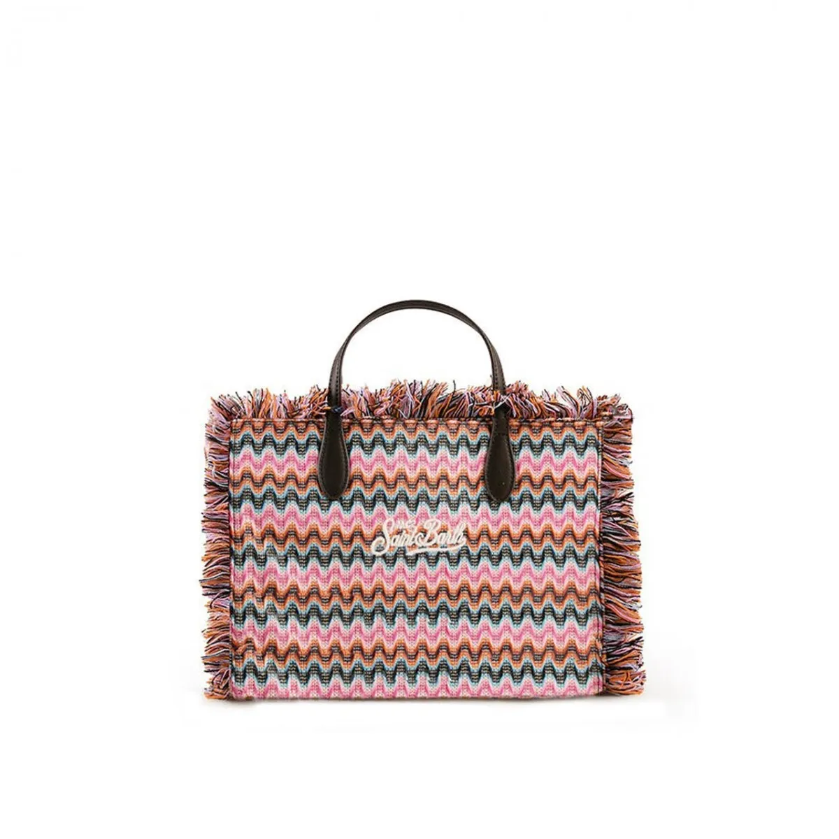 Borsa Colette In Paglia Con Ricamo, Multi
