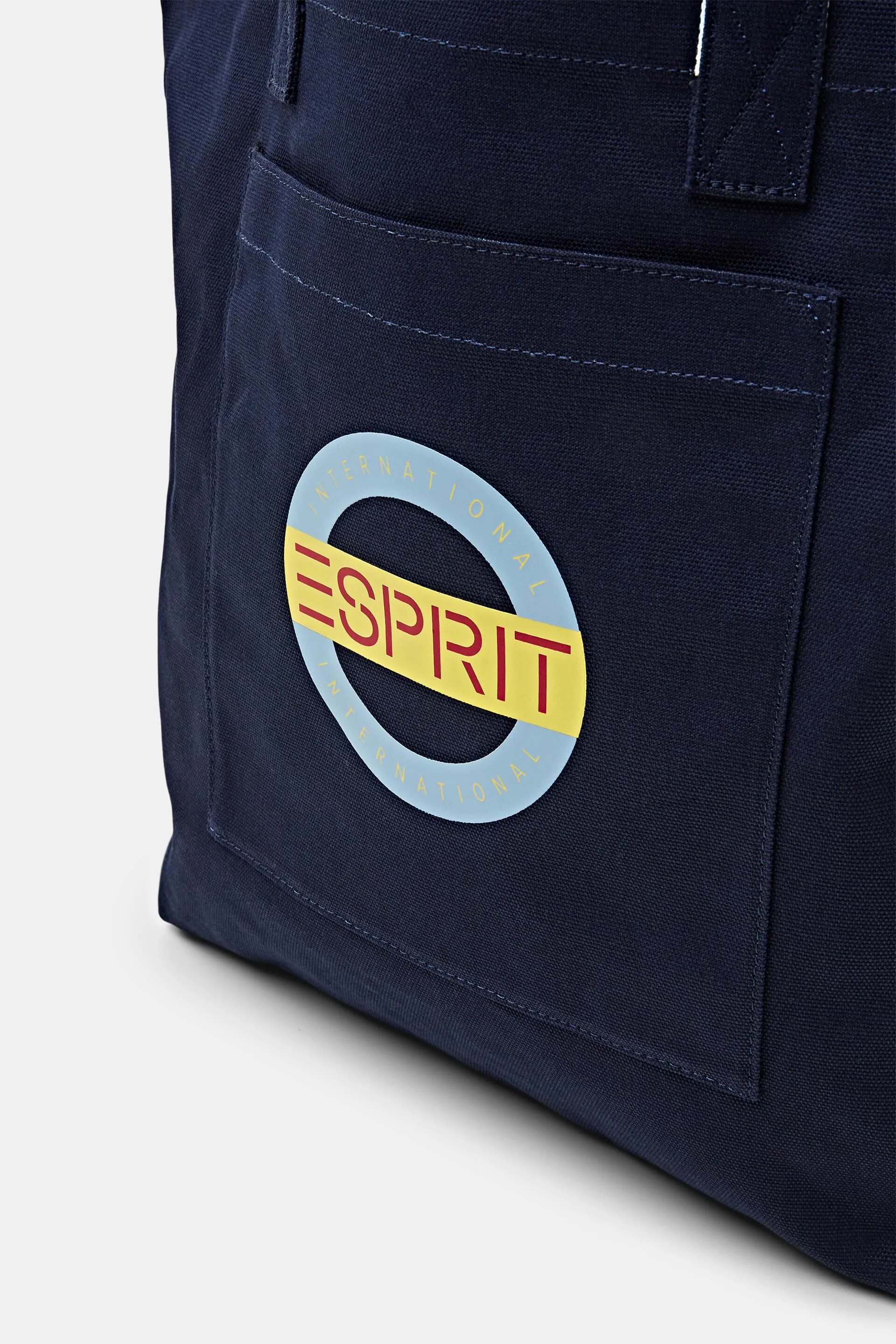Borsa in tela con logo