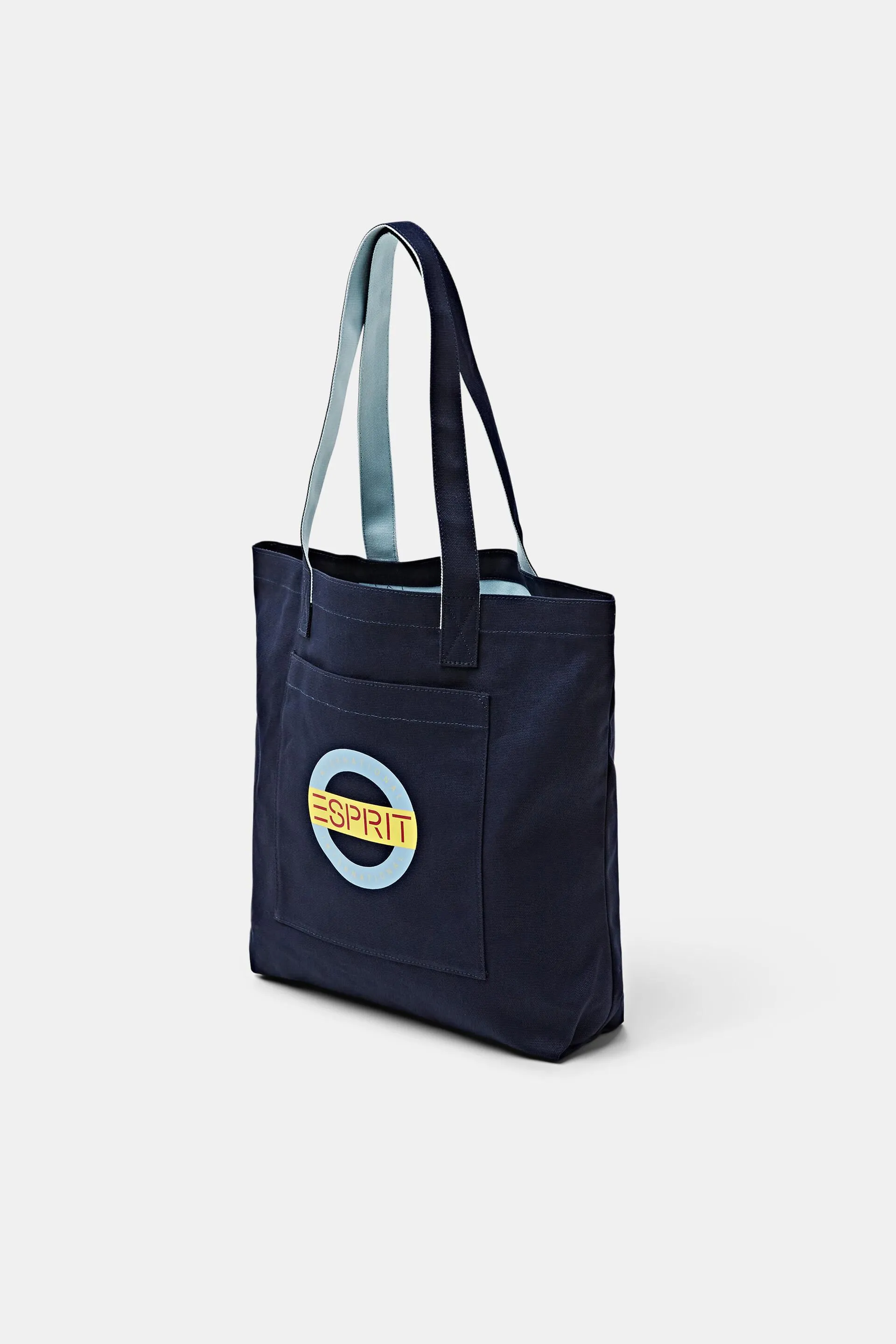 Borsa in tela con logo