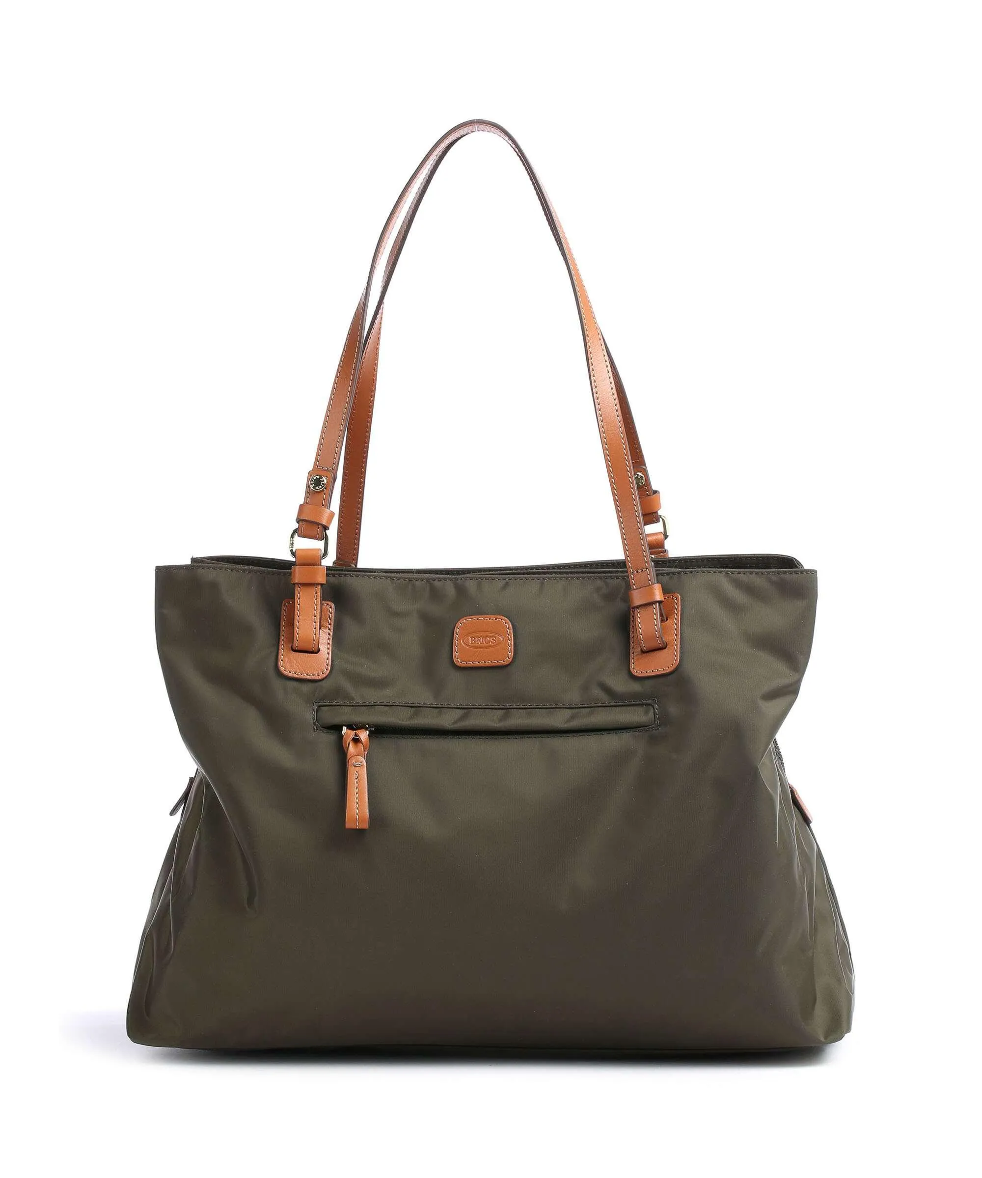  Brics X-Collection Borsa shopper nylon verde-oliva  