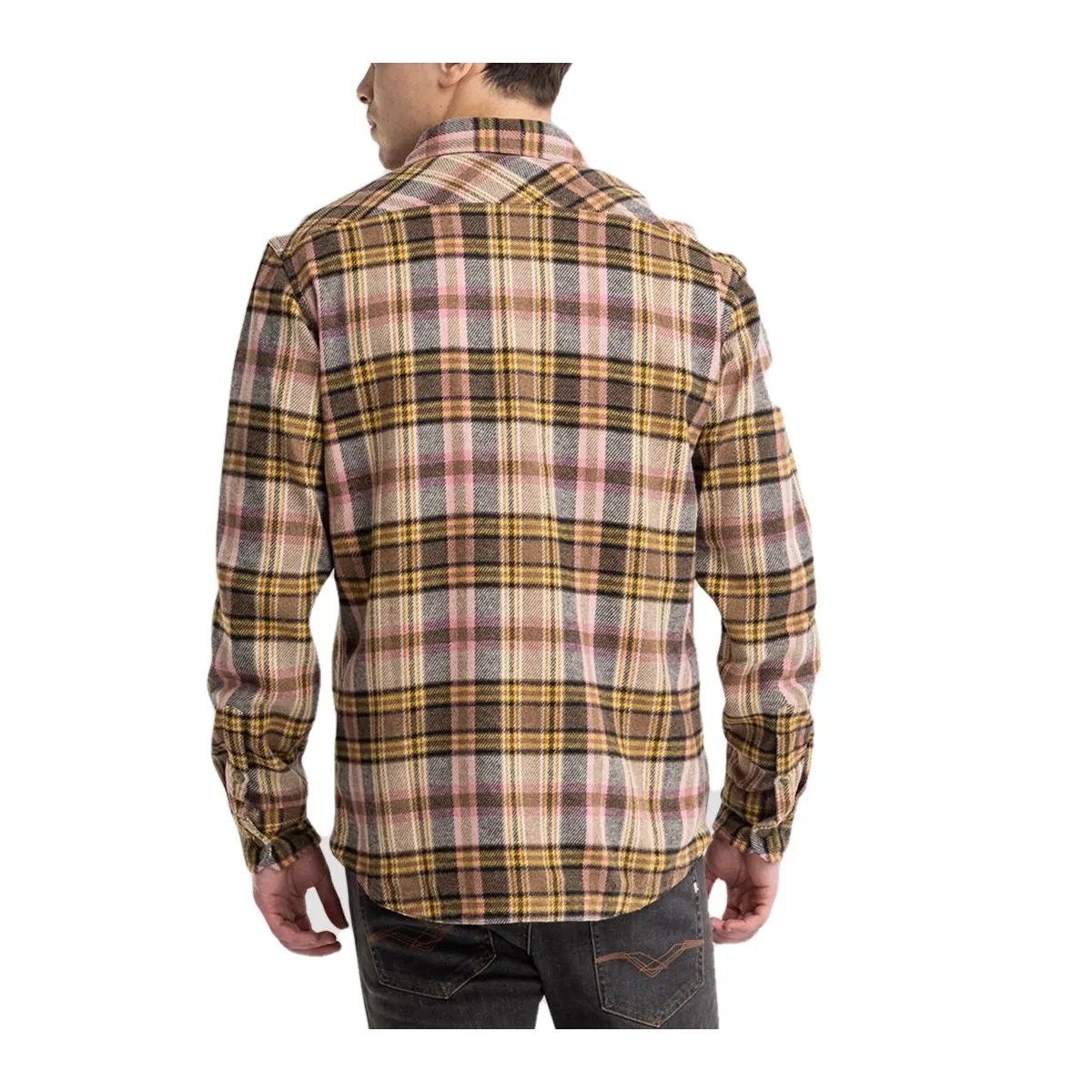 Camicia Check Misto Lana