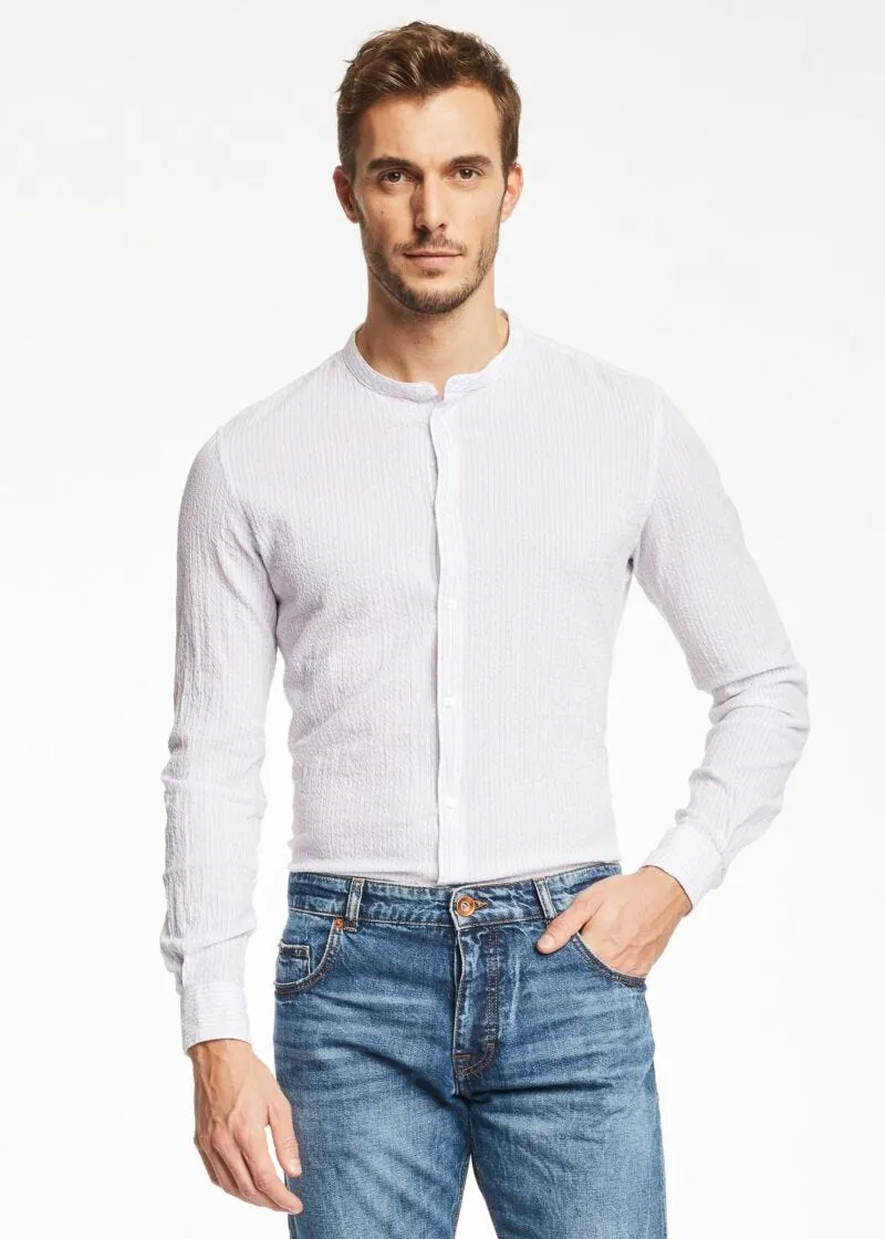 Camicia con motivo a righe