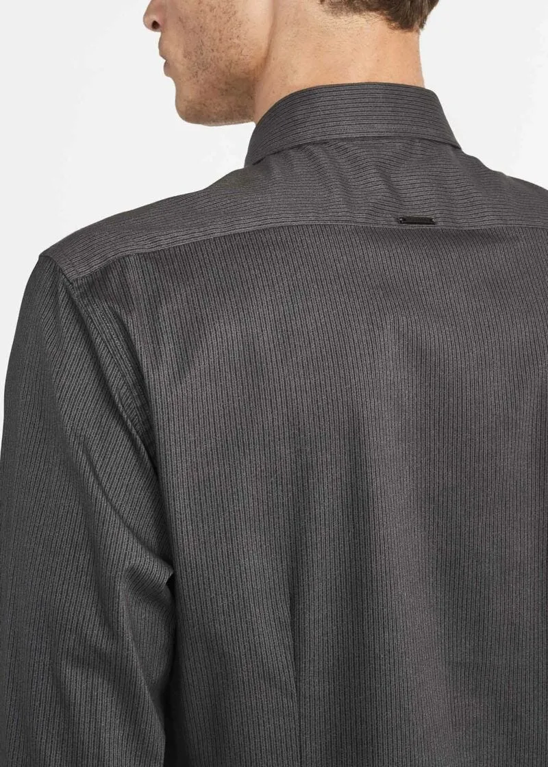Camicia con motivo gessato