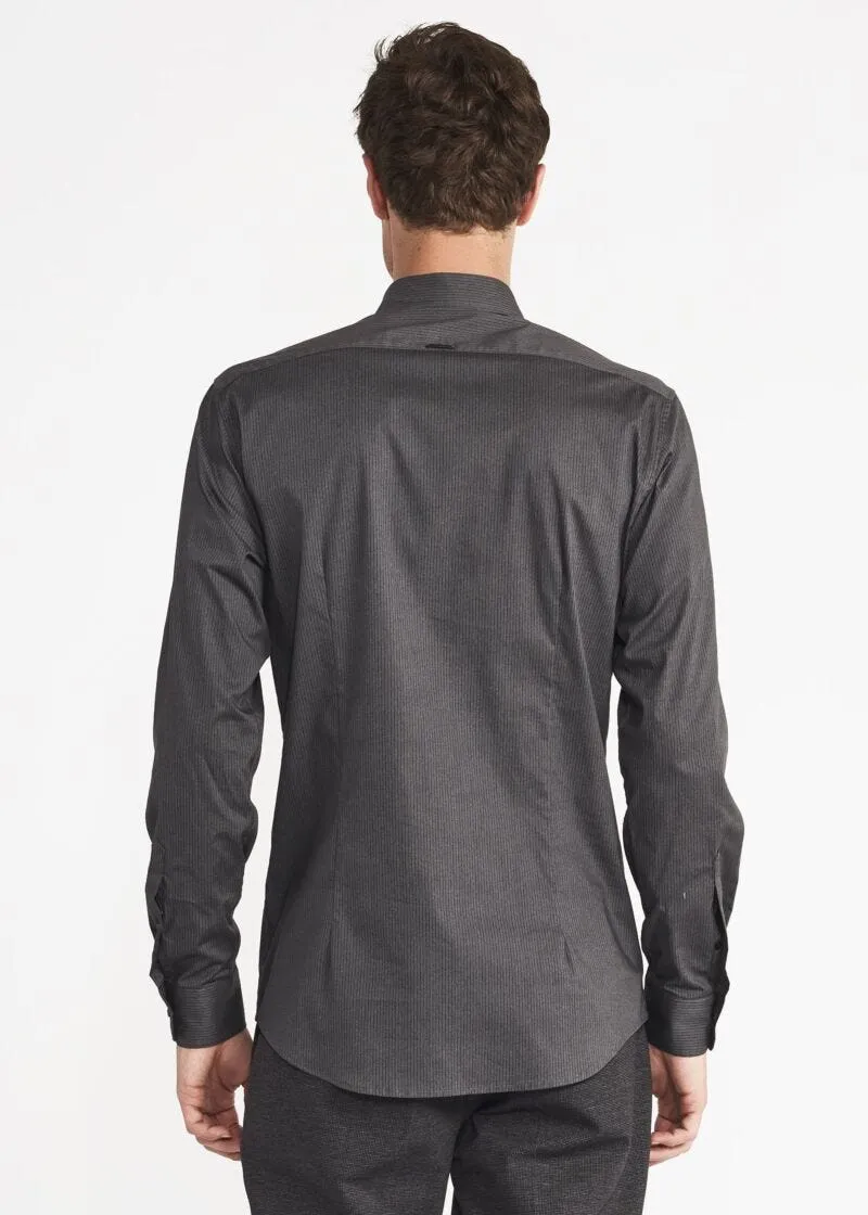 Camicia con motivo gessato
