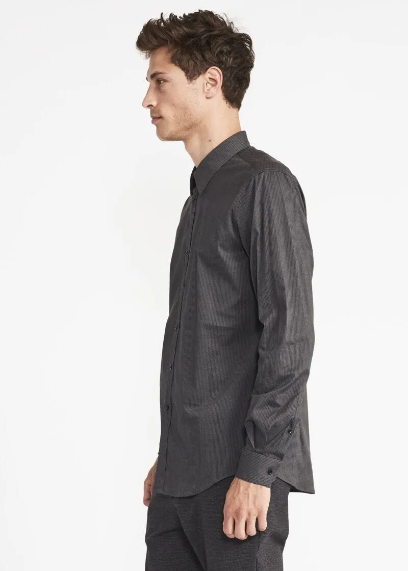 Camicia con motivo gessato