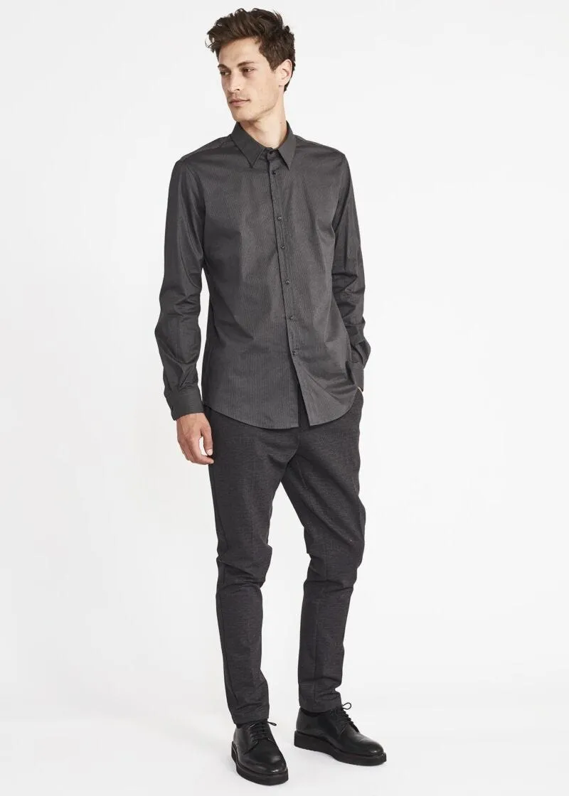 Camicia con motivo gessato