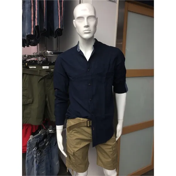 Camicia coreana da uomo in lino