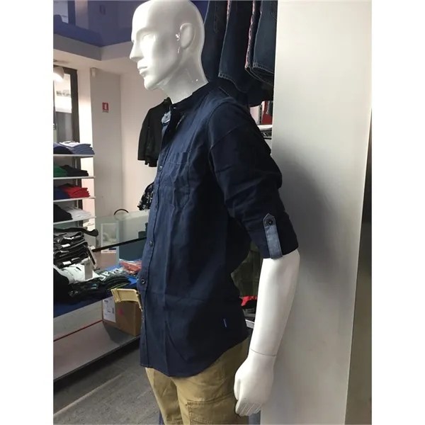 Camicia coreana da uomo in lino