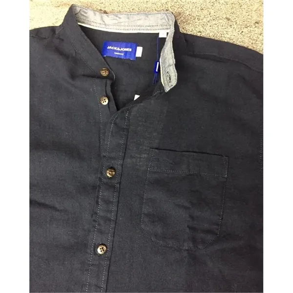 Camicia coreana da uomo in lino