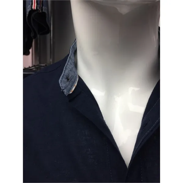 Camicia coreana da uomo in lino