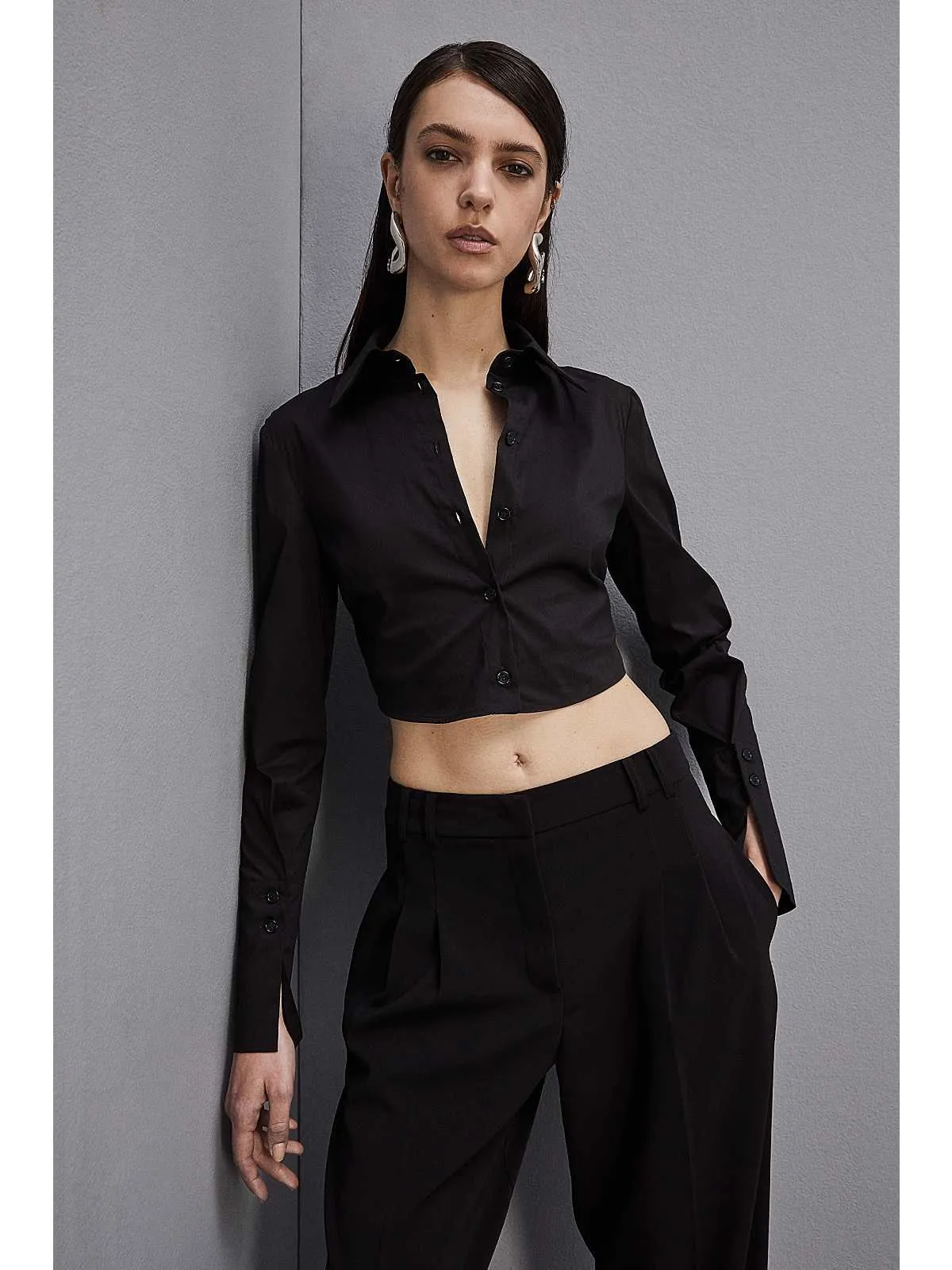 Camicia cropped patrizia pepe