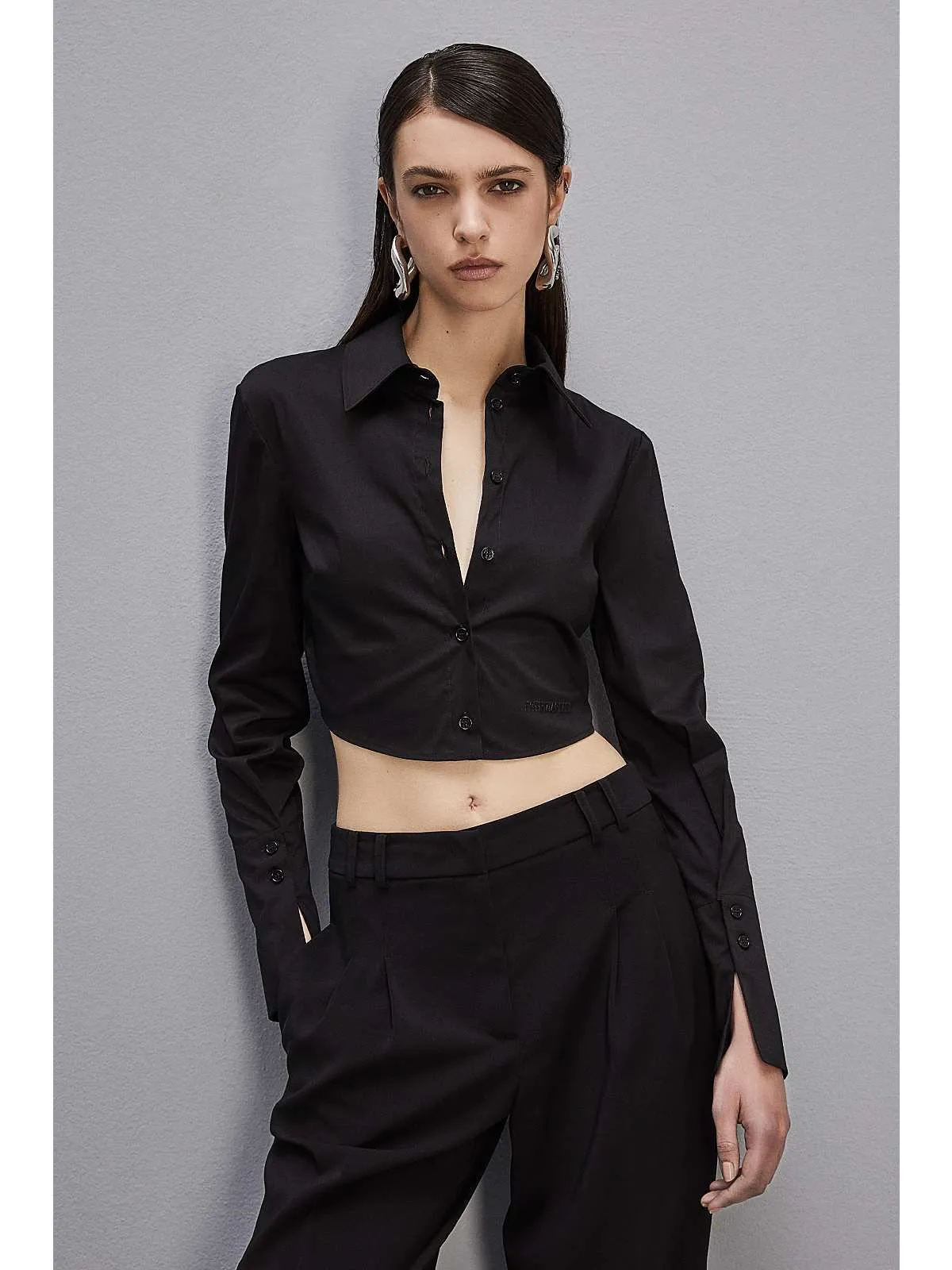Camicia cropped patrizia pepe
