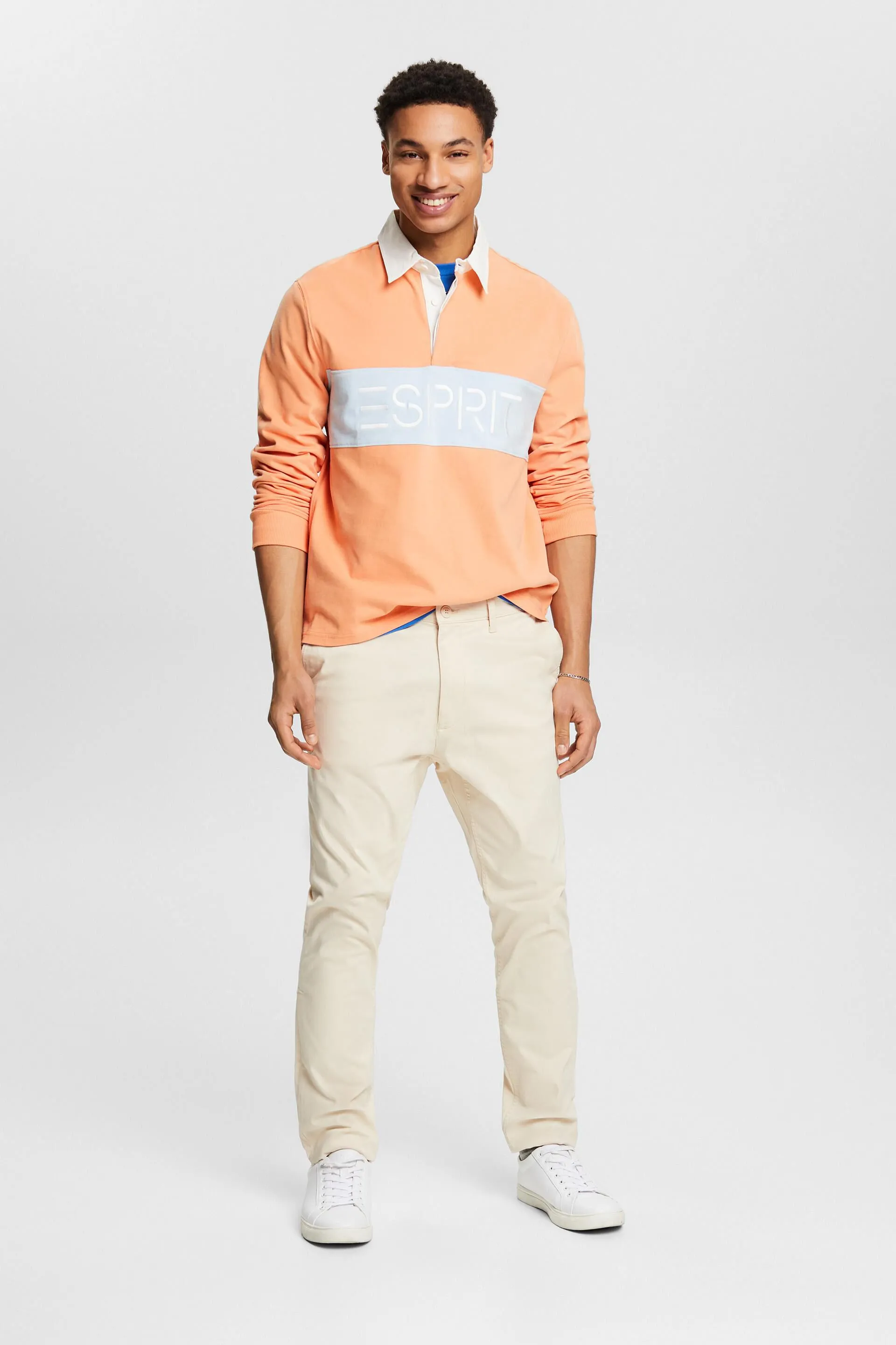 Camicia da rugby in jersey con logo