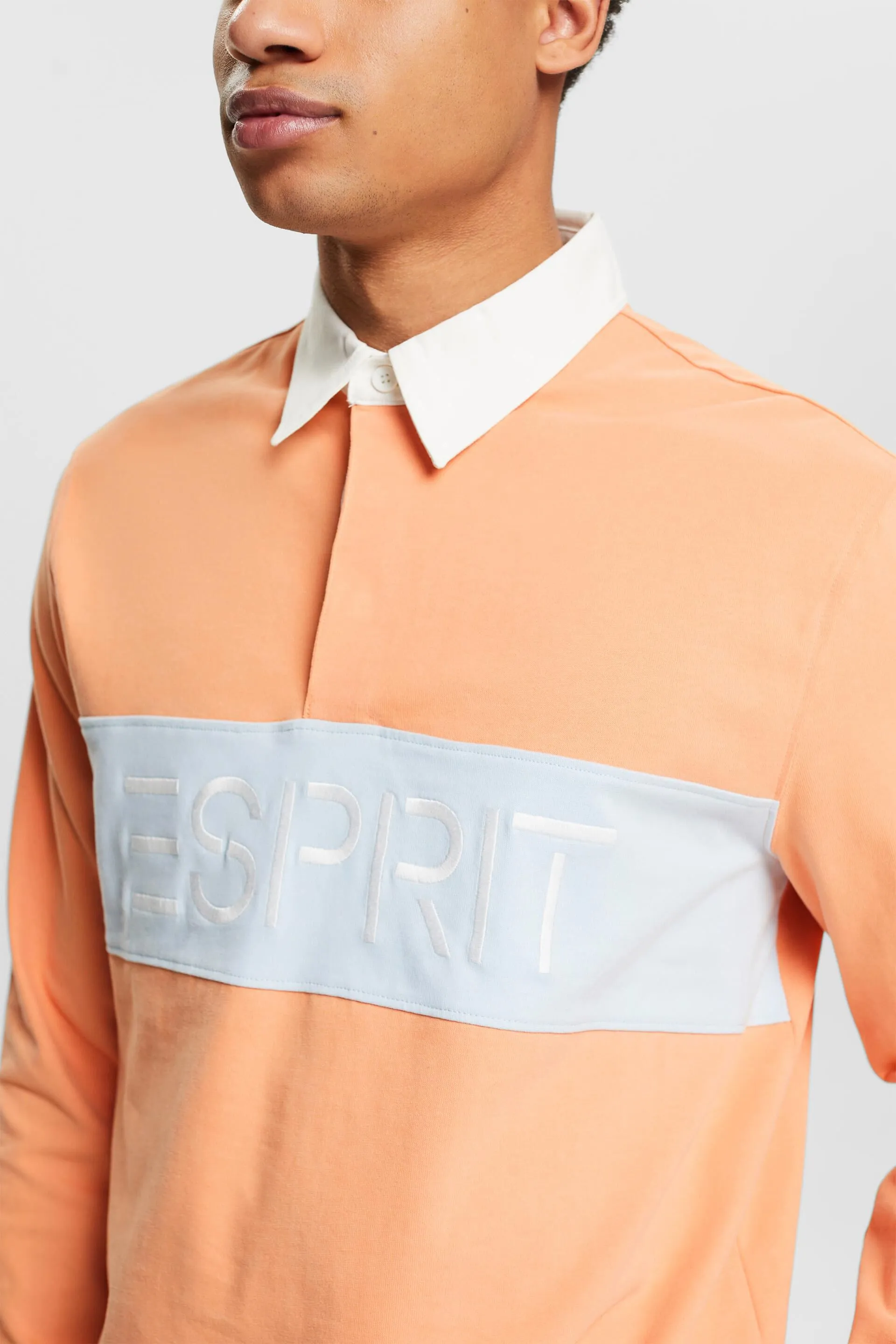 Camicia da rugby in jersey con logo