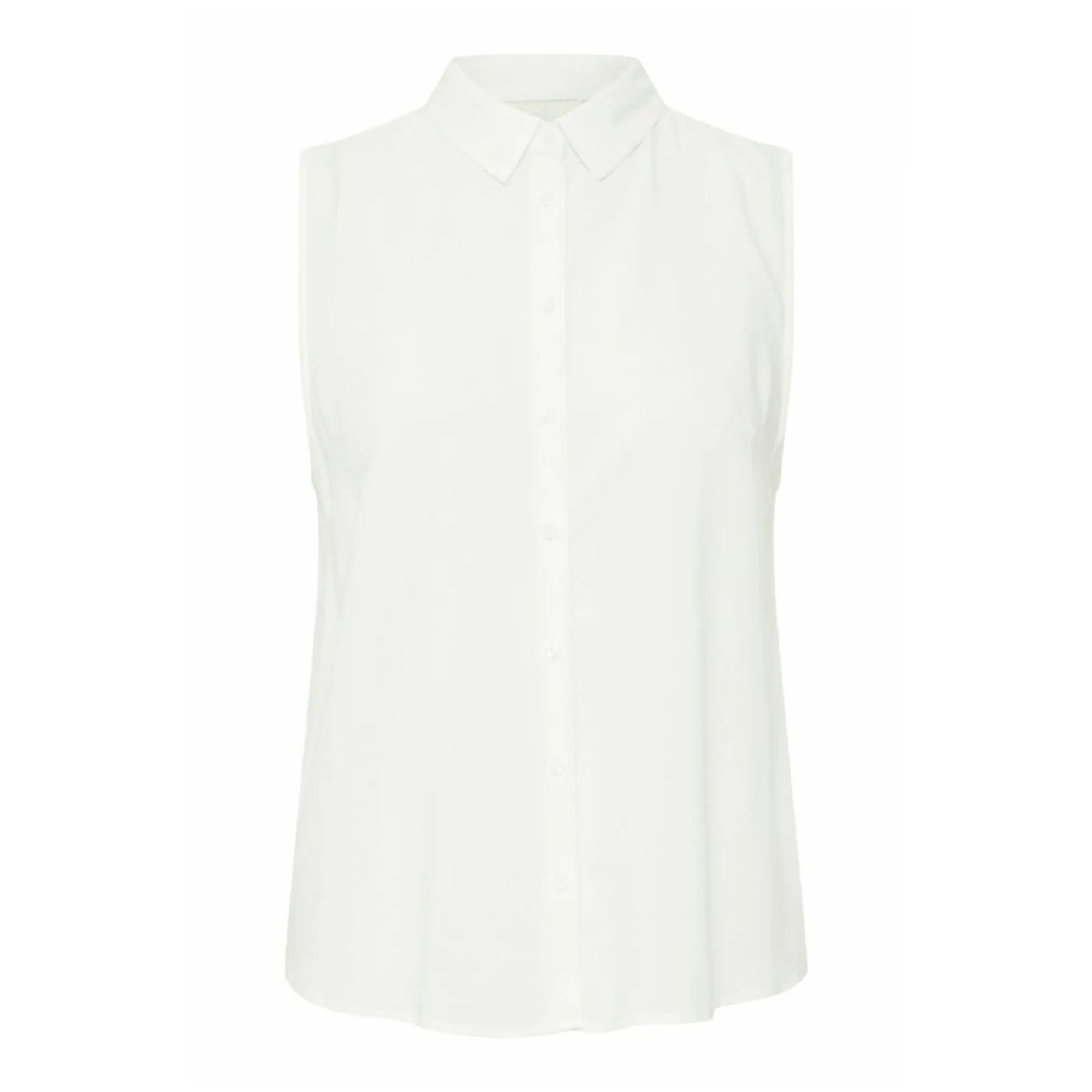 Camicia Donna bianca senza maniche