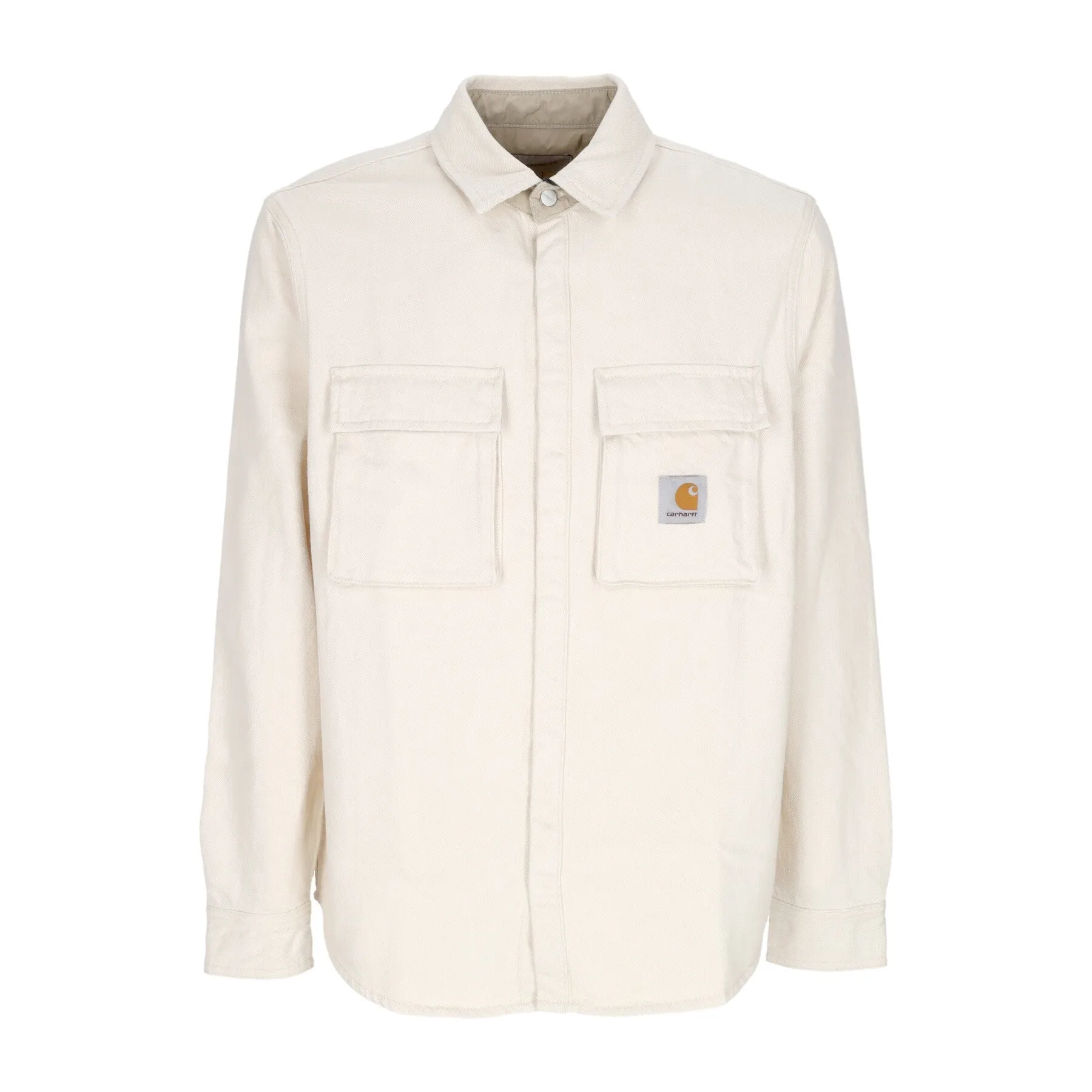 Camicia Manica Lunga Uomo Monterey Shirt Jacket Natural Stone Washed