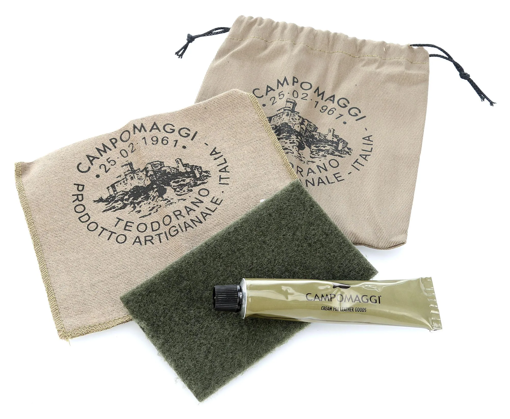  Campomaggi Borsa da toilette cognac 25 cm  