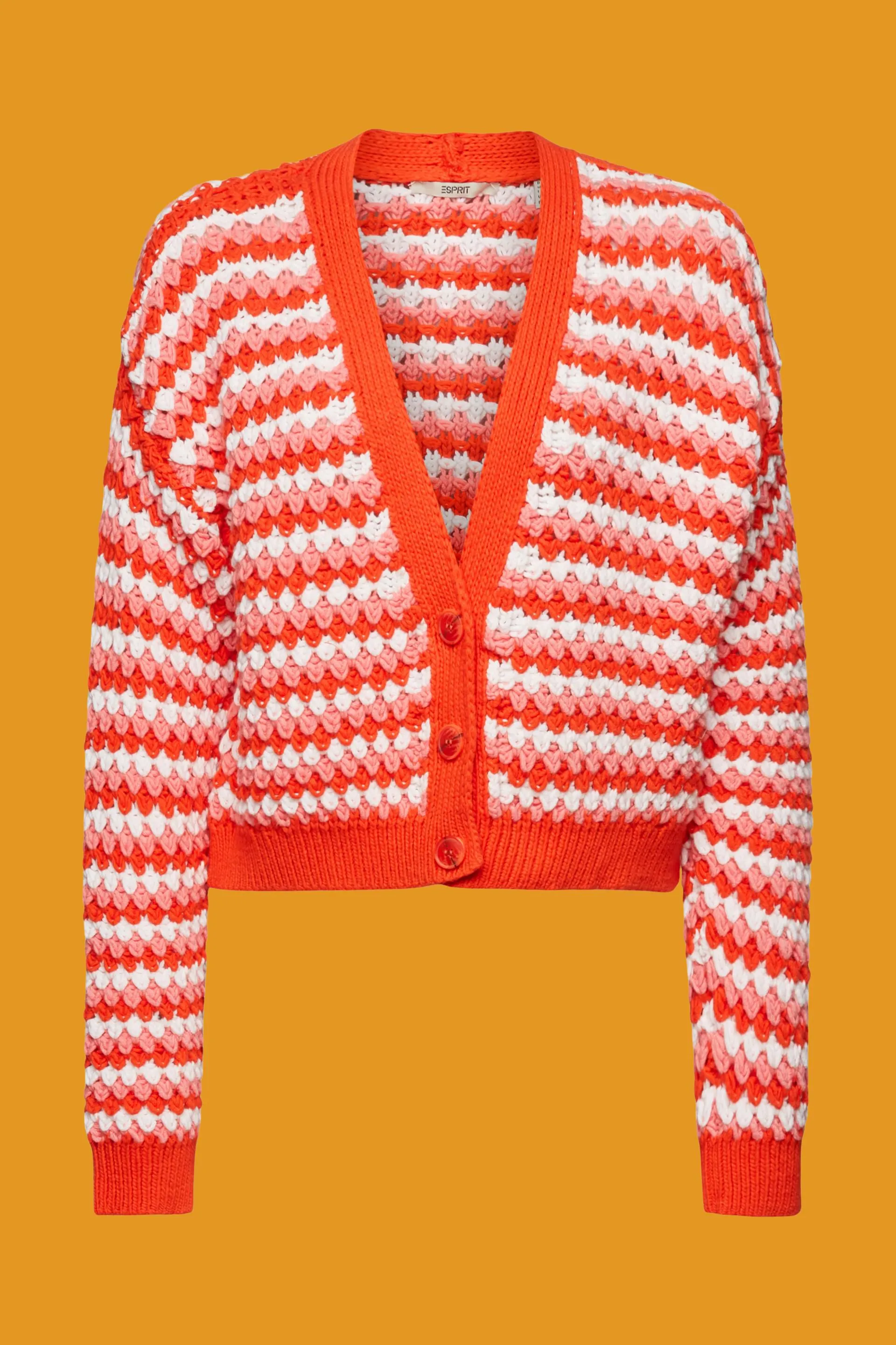 Cardigan con scollo a V in maglia larga