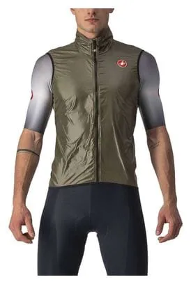 Castelli Aria Windbreaker Gilet senza maniche verde