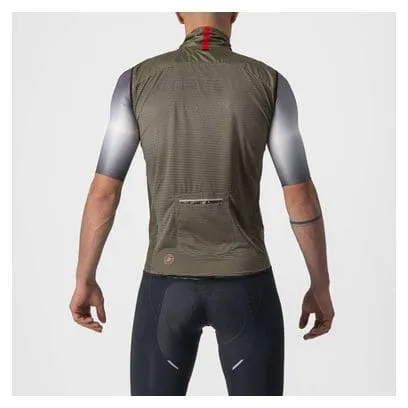 Castelli Aria Windbreaker Gilet senza maniche verde