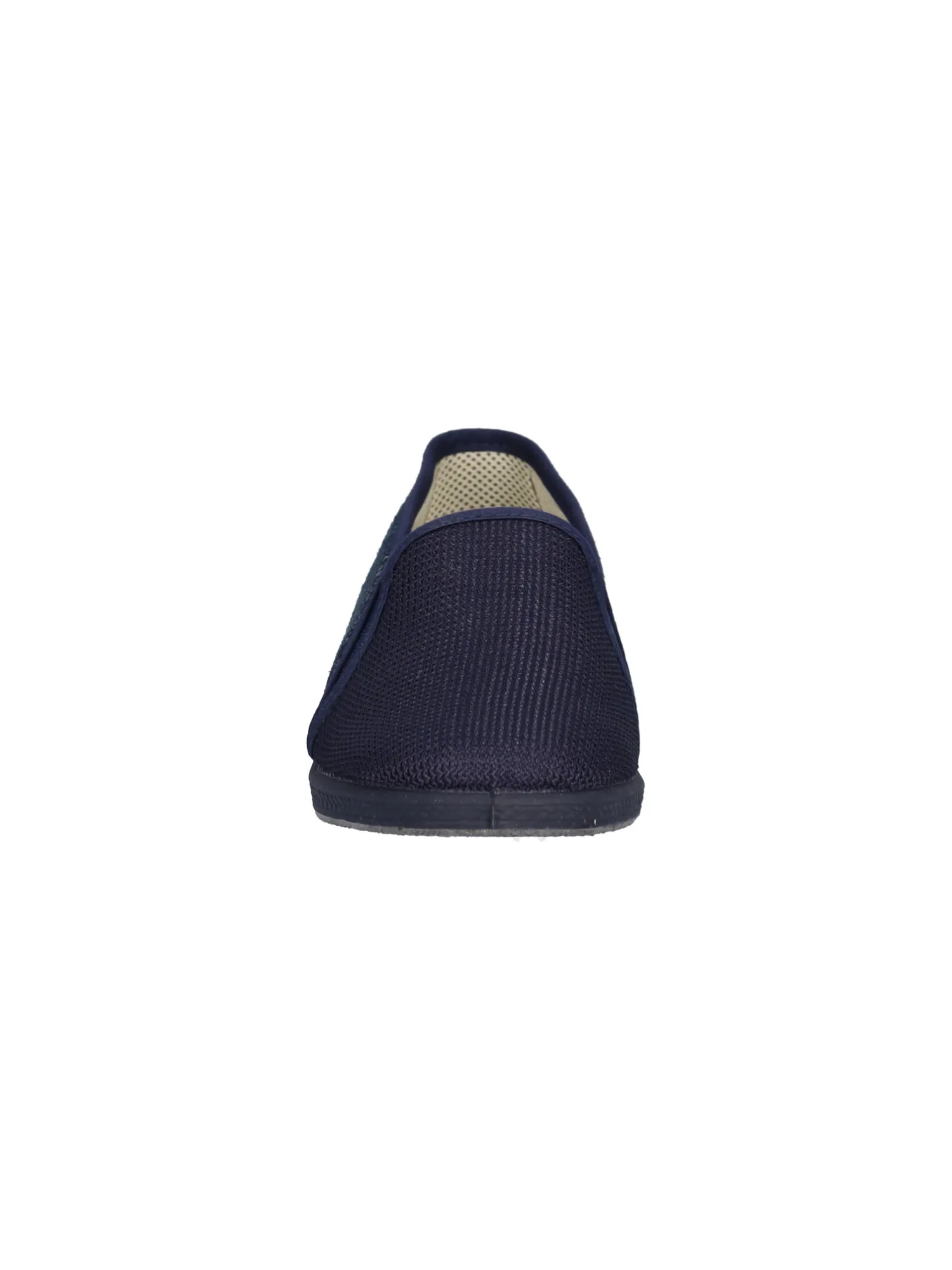 Ciabatta chiusa con zeppa bassa Davema da donna blu