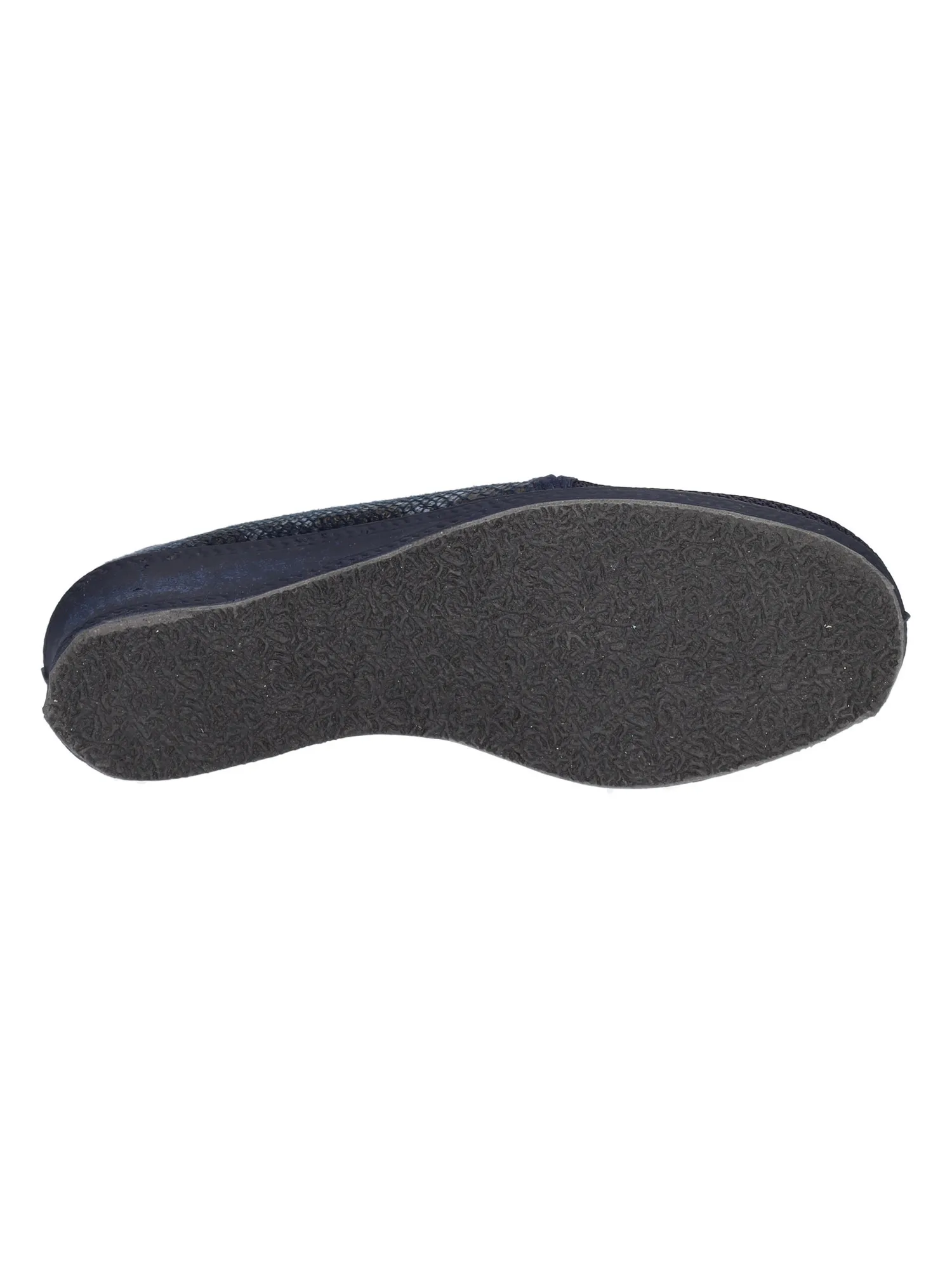 Ciabatta chiusa con zeppa bassa Davema da donna blu