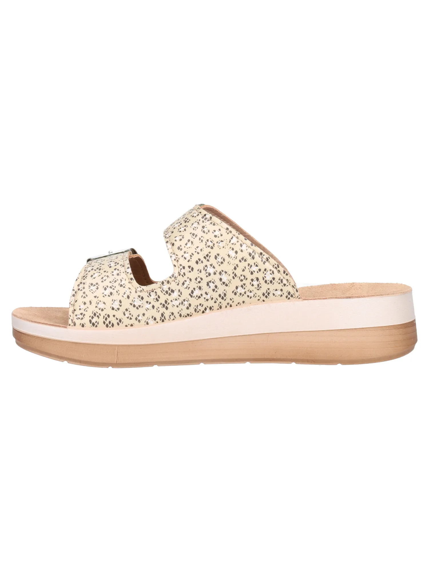 Ciabatta con zeppa bassa Inblu da donna beige
