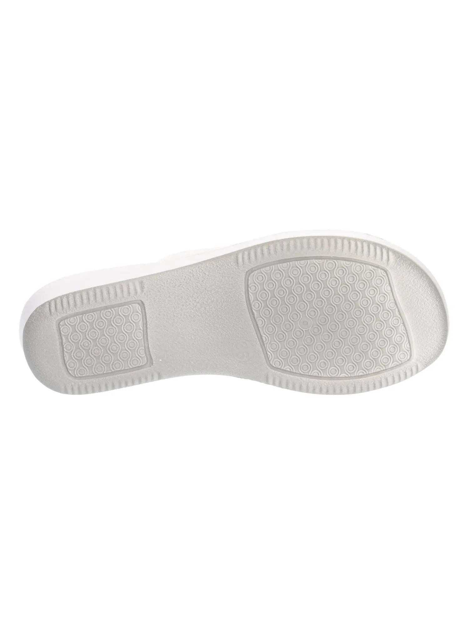 Ciabatta con zeppa bassa Inblu da donna bianca