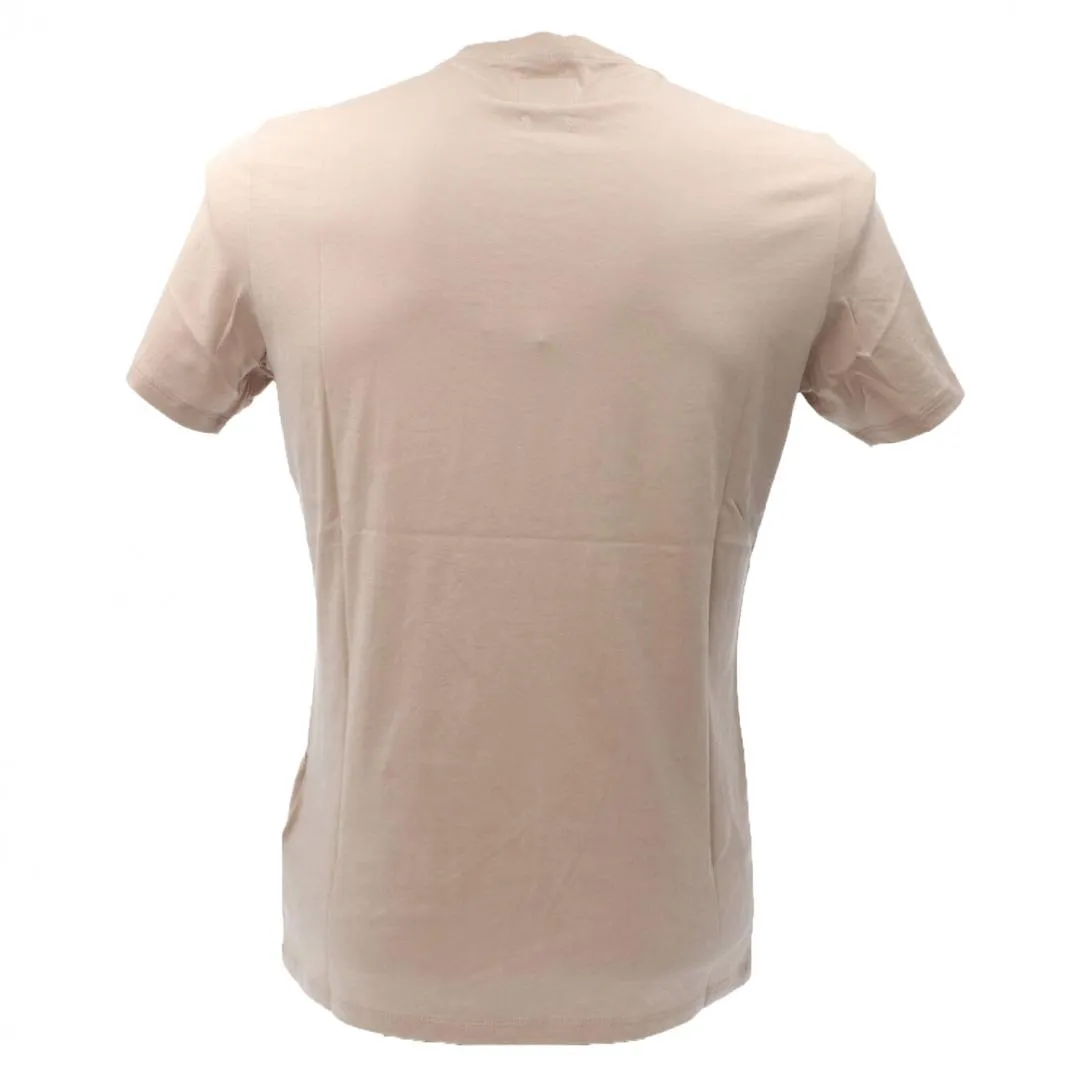CLASSIC PIMA EMB CREW Beige