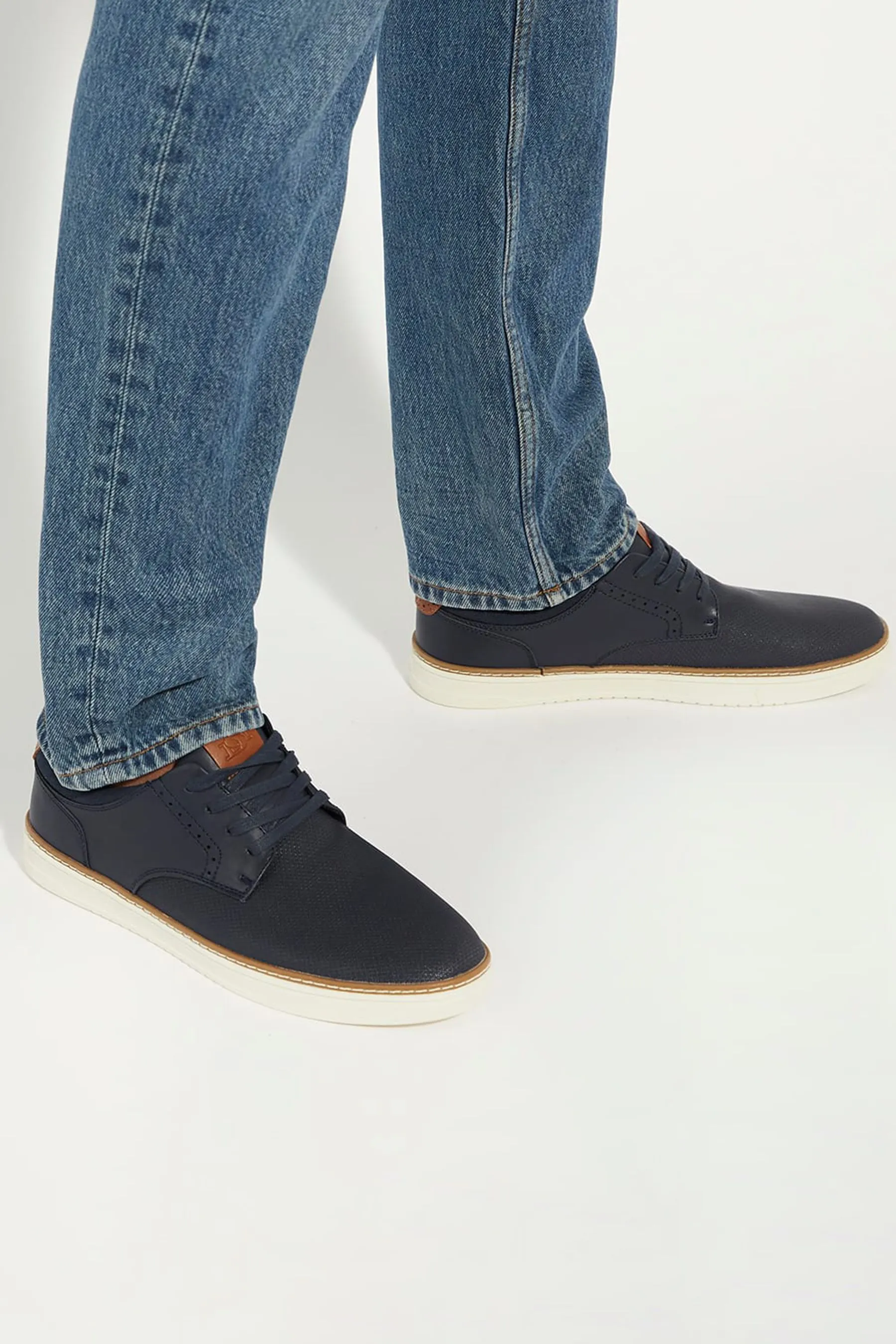 Dune London - Trustees - Scarpe da ginnastica con dettagli brogue    