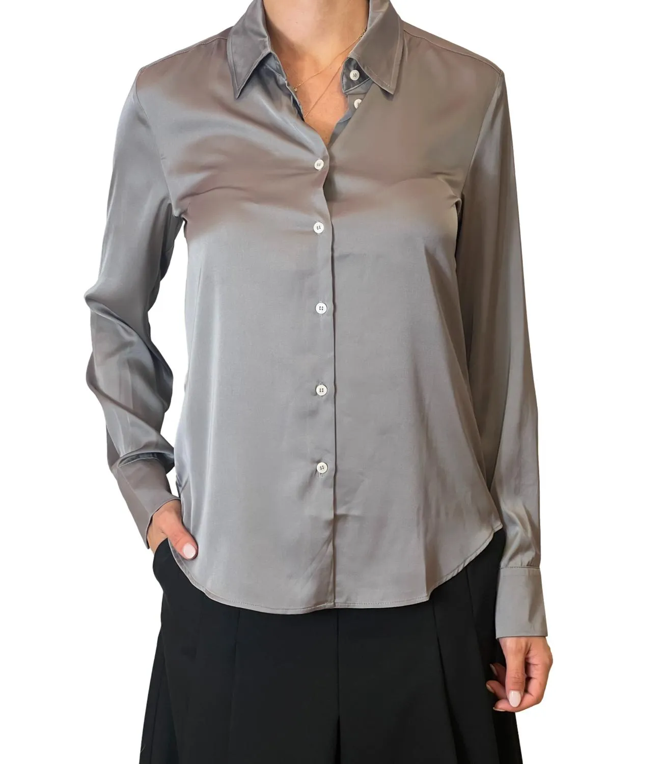 EMME MARELLA Emme Marella camicia NAPLES grigia donna