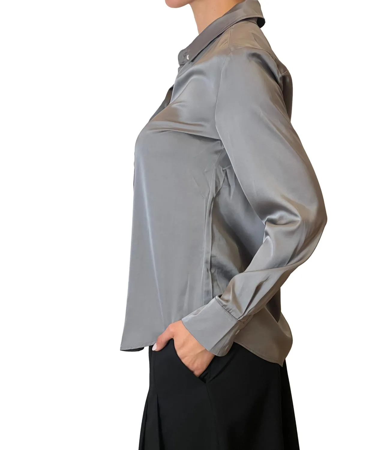 EMME MARELLA Emme Marella camicia NAPLES grigia donna
