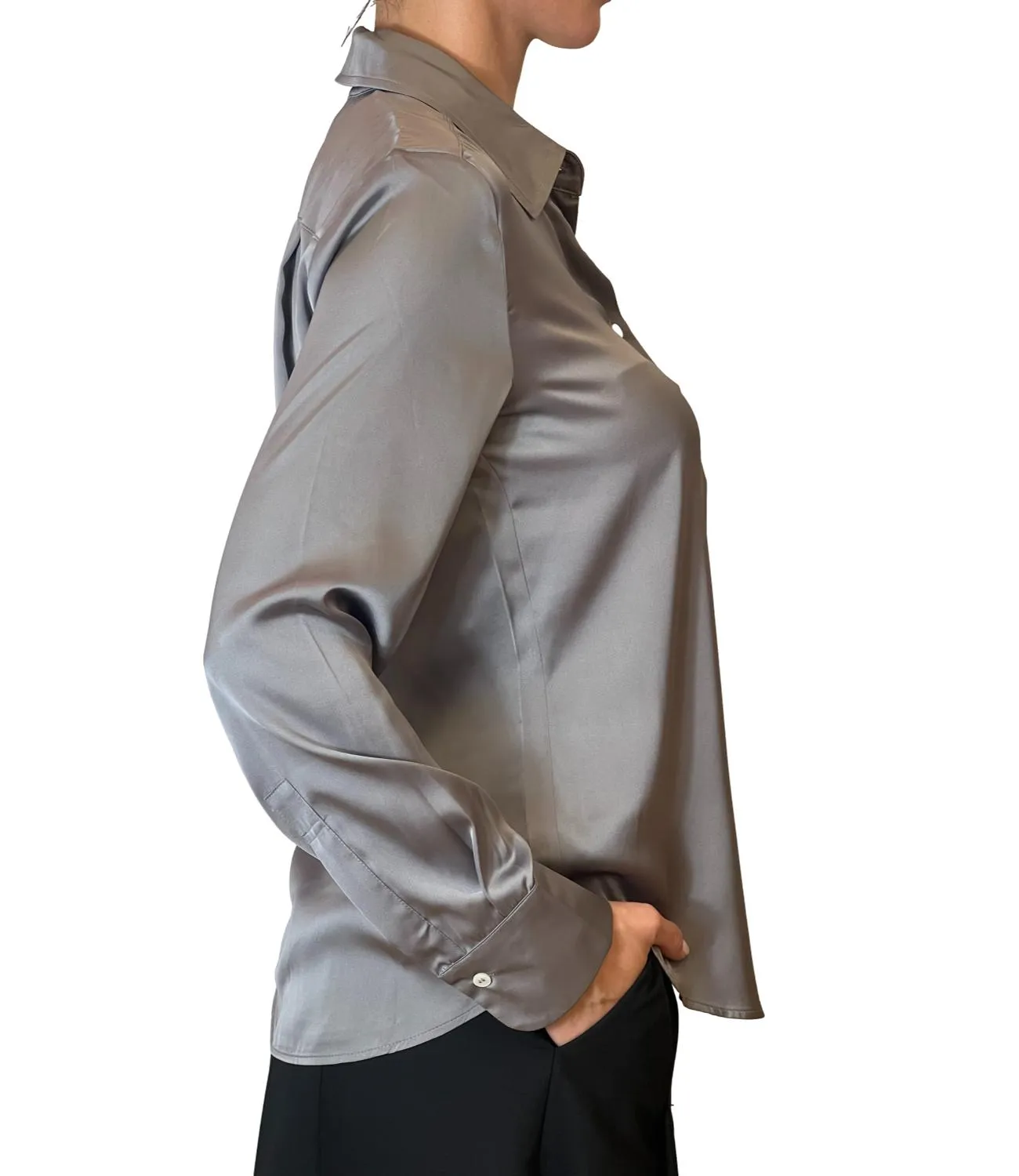 EMME MARELLA Emme Marella camicia NAPLES grigia donna