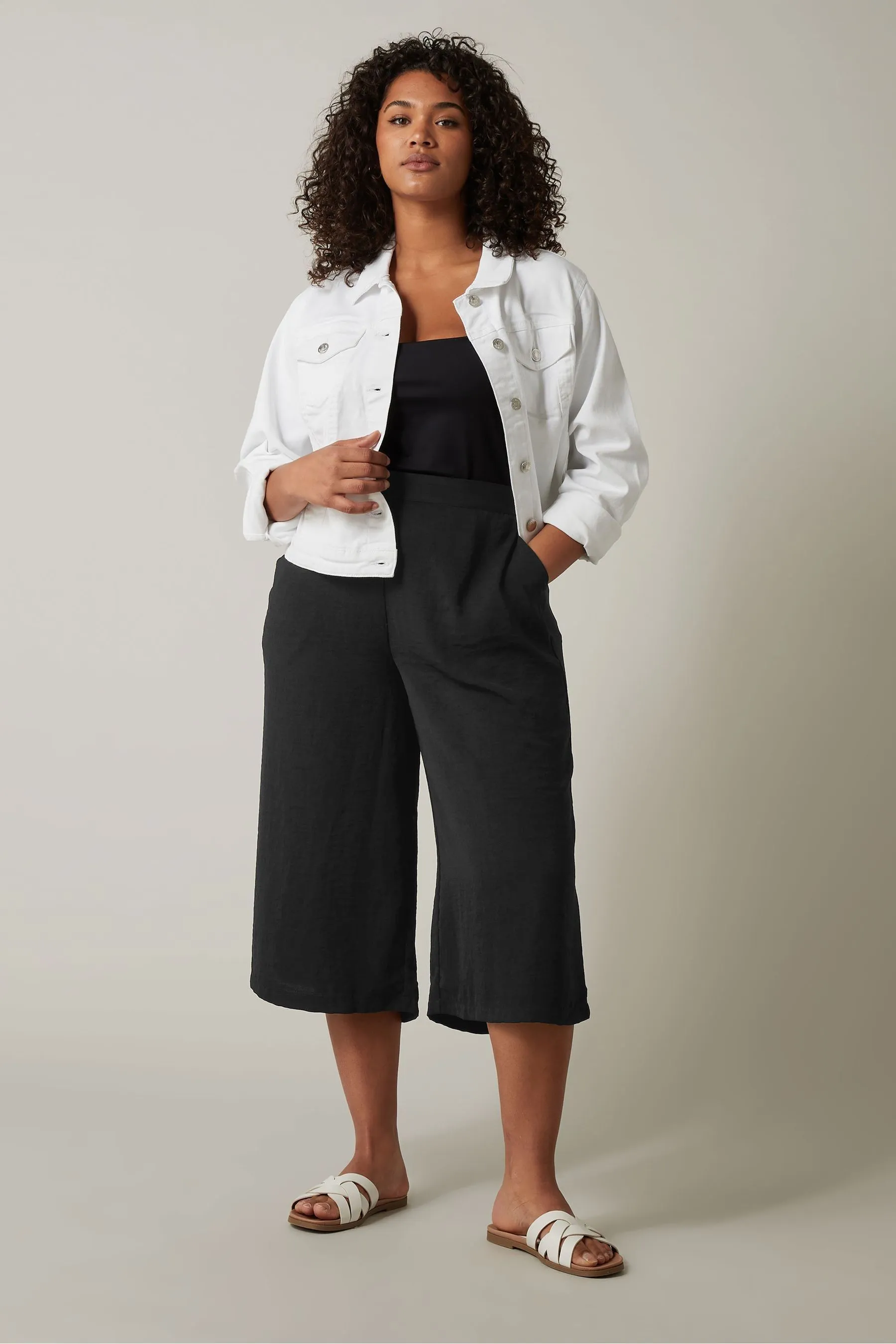 Evans Air Flow - Pantaloni con gonna pantalone