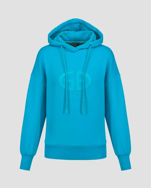Felpa blu con cappuccio Goldbergh Harvard
