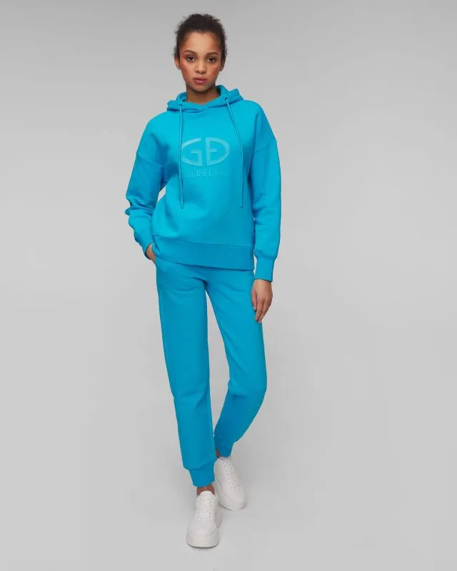Felpa blu con cappuccio Goldbergh Harvard