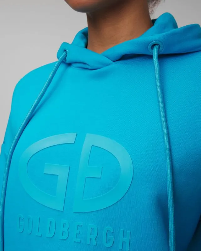 Felpa blu con cappuccio Goldbergh Harvard