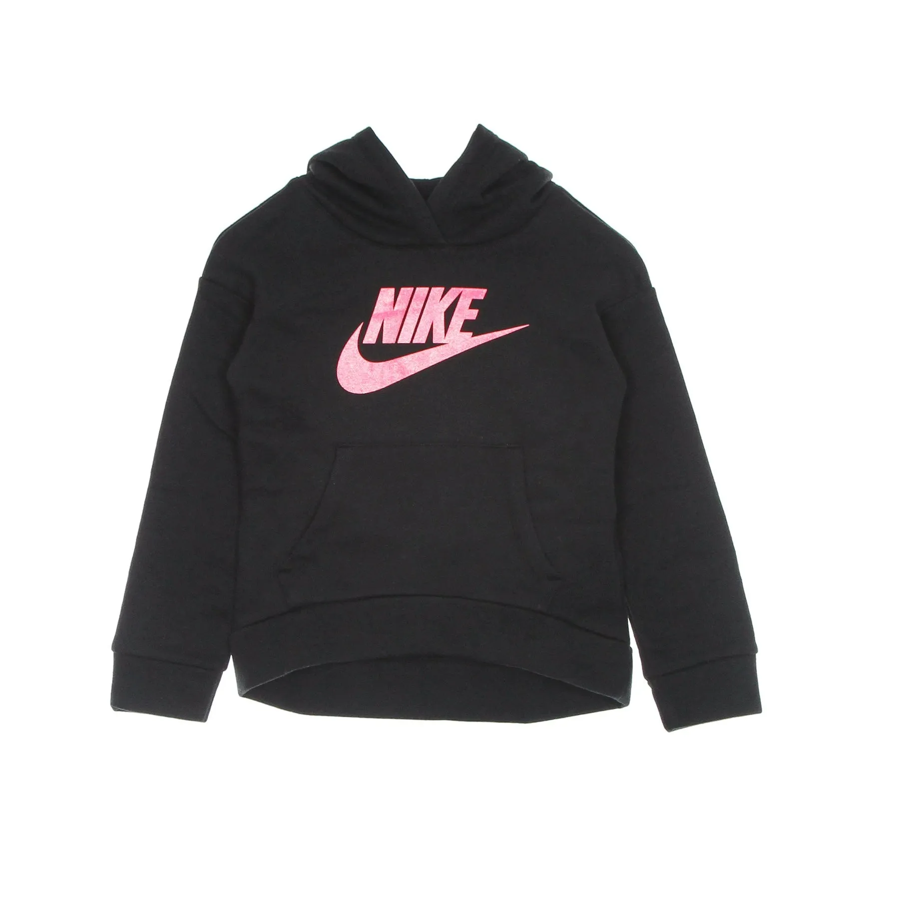 Felpa Cappuccio Bambina Futura Fleece Hoodie Black