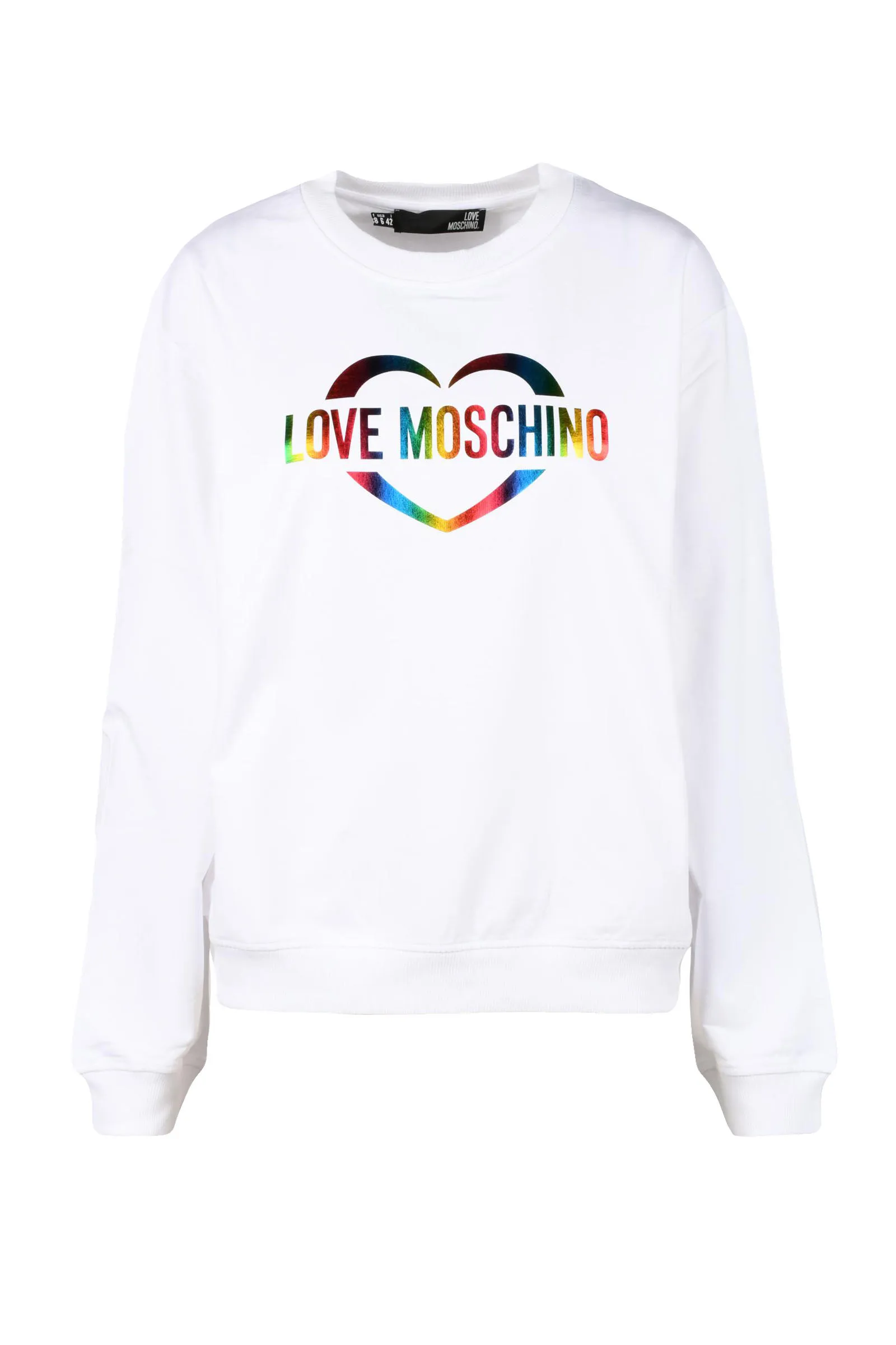 Felpa con cappuccio Love Moschino  Bianco