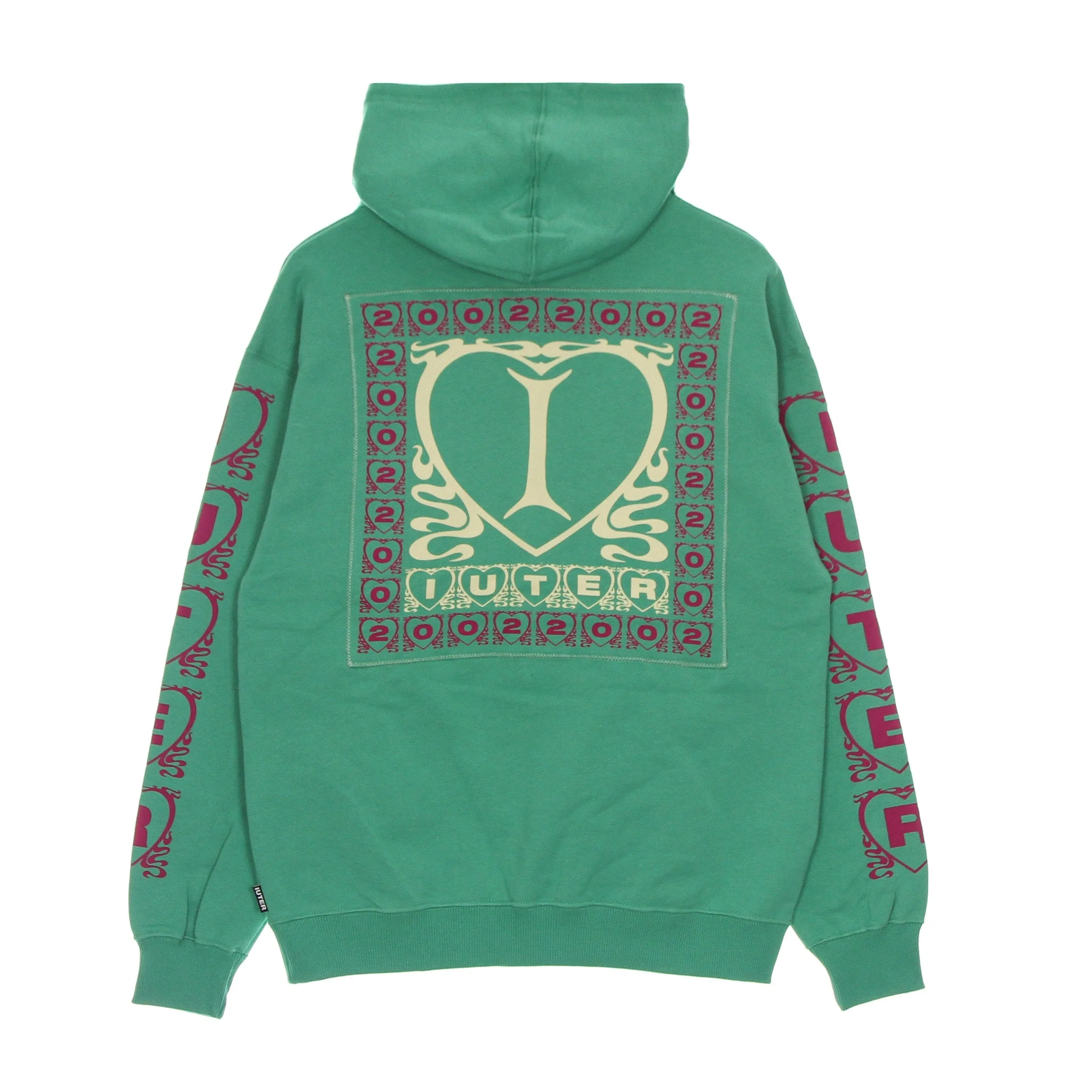 Felpa Leggera Cappuccio Uomo Lovely Hoodie Emerald