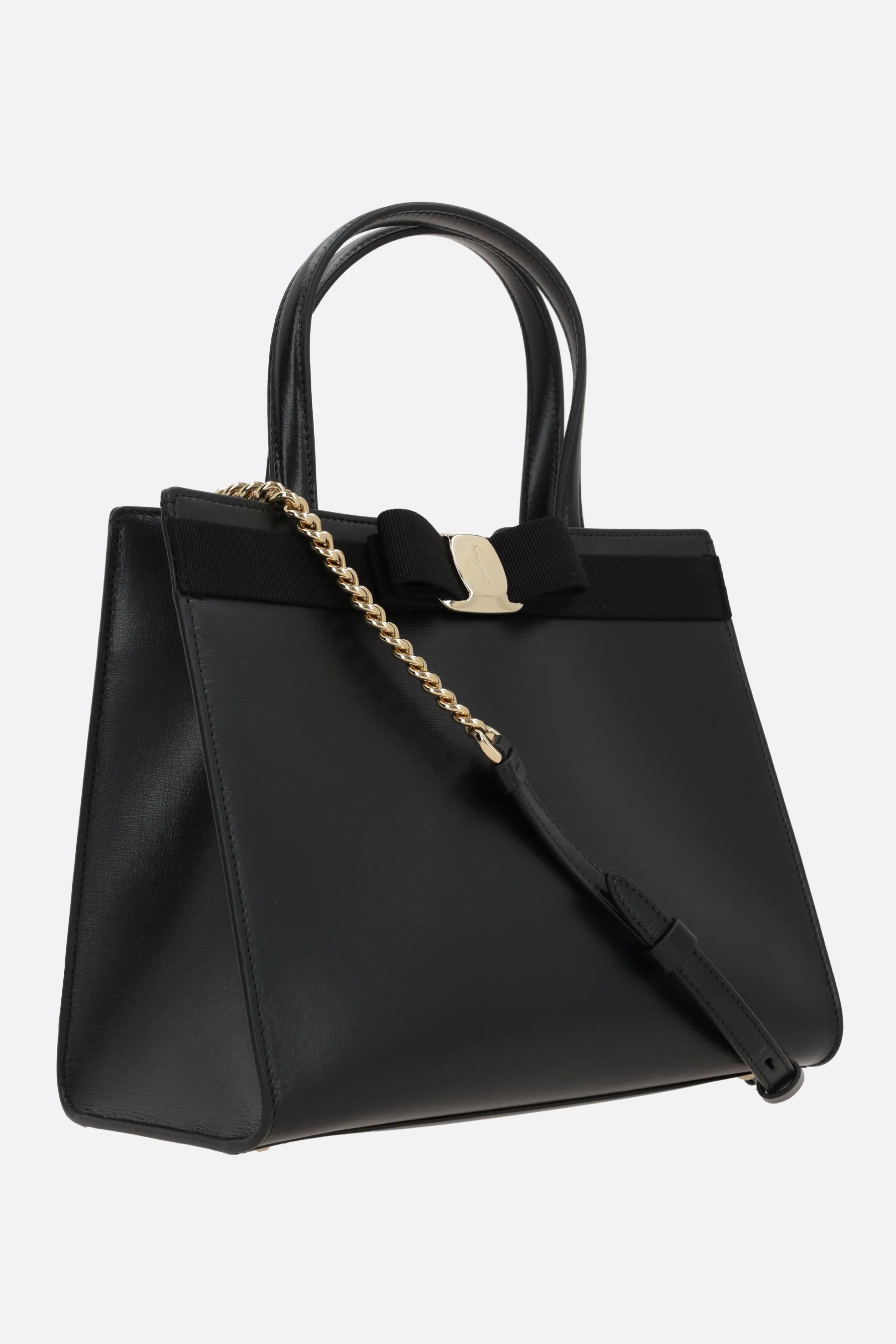  FERRAGAMO borsa tote Vara in pelle liscia 